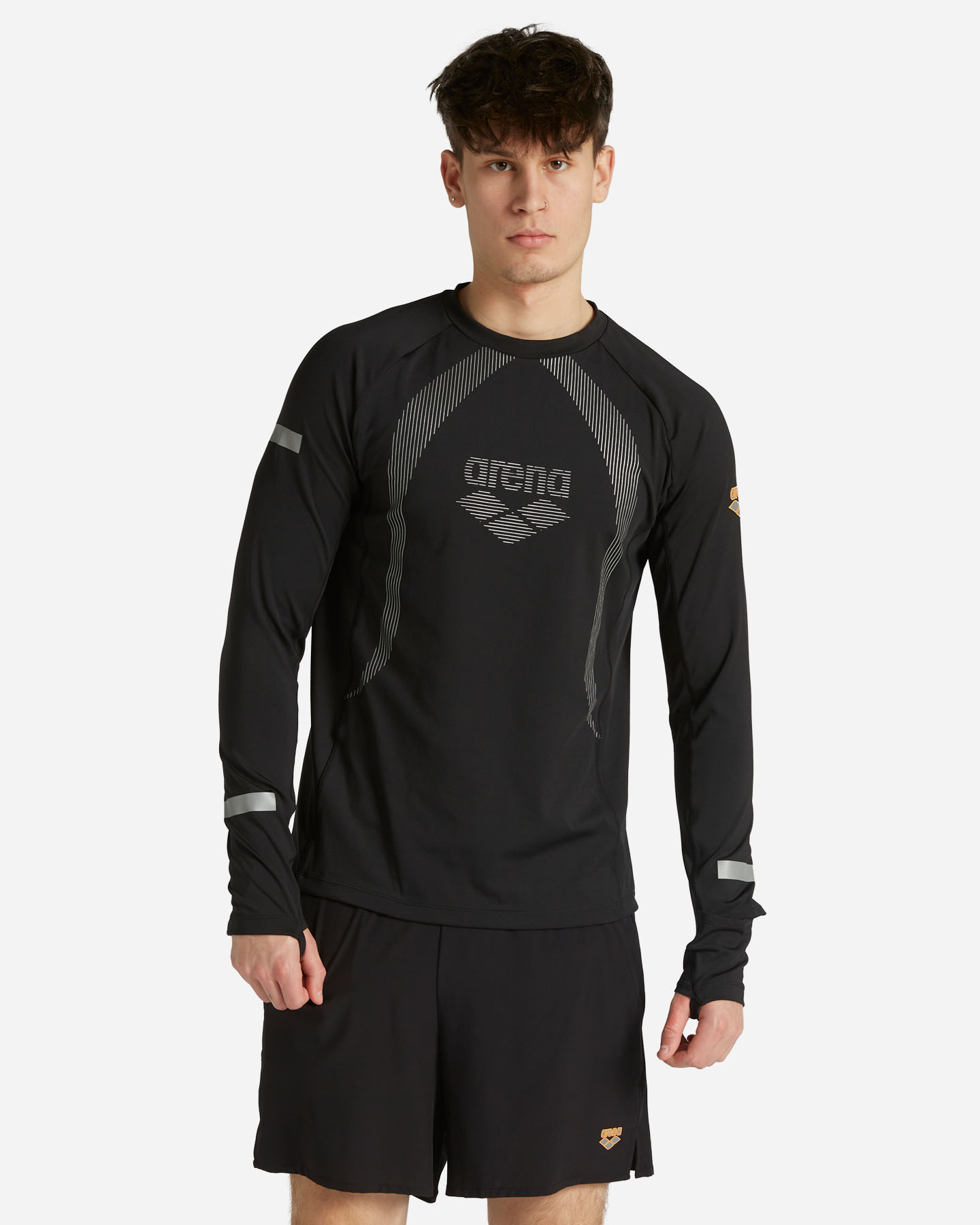 Arena Dark Shine M - Maglia Running - Uomo