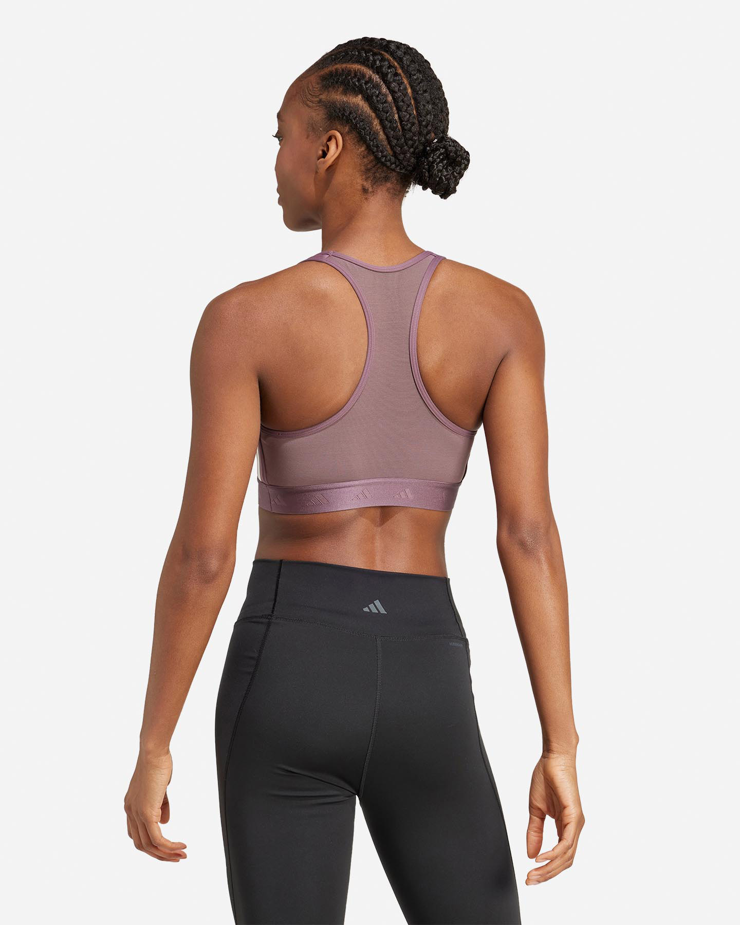 Bra training ADIDAS PWR W - Viola - 3 | Cisalfa Sport