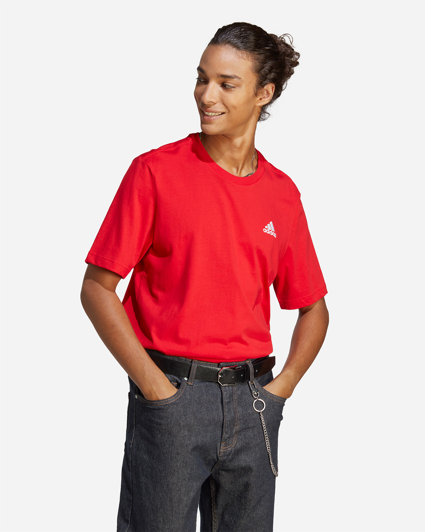 T-shirt ADIDAS SMALL LOGO M - Rosso - 3 | Cisalfa Sport