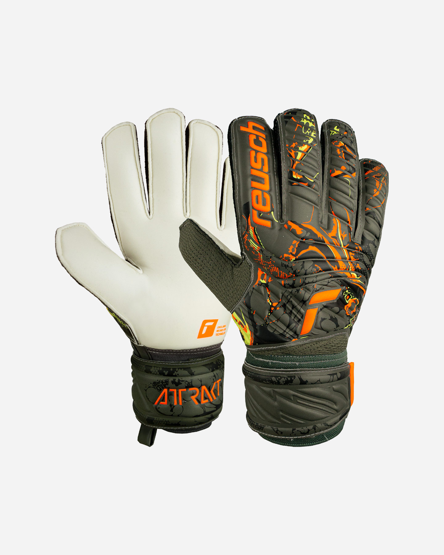 Guanti portiere REUSCH ATTRAKT SOLID  - 0 | Cisalfa Sport