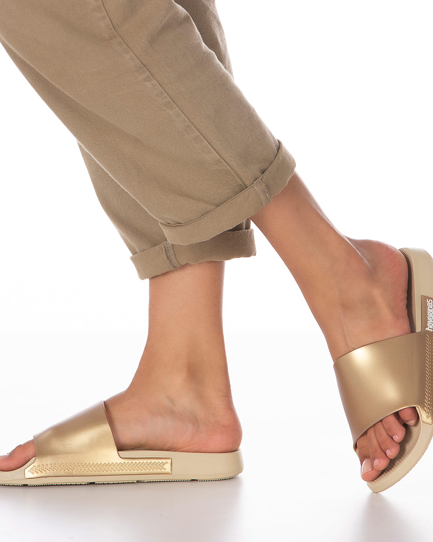 Sandali HAVAIANAS SLIDE CLASSIC METALLIC W - Oro - 5 | Cisalfa Sport