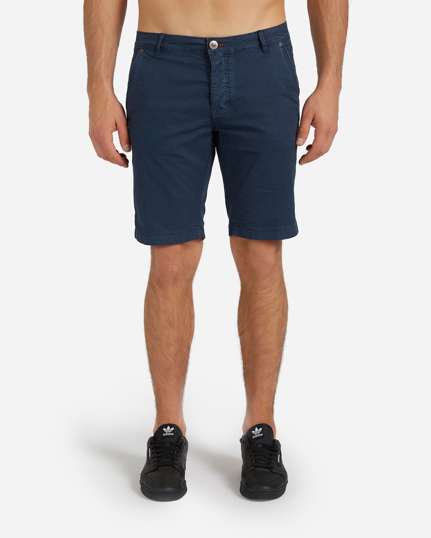 Bermuda COTTON BELT CHINO SLIM M - Blu - 0 | Cisalfa Sport