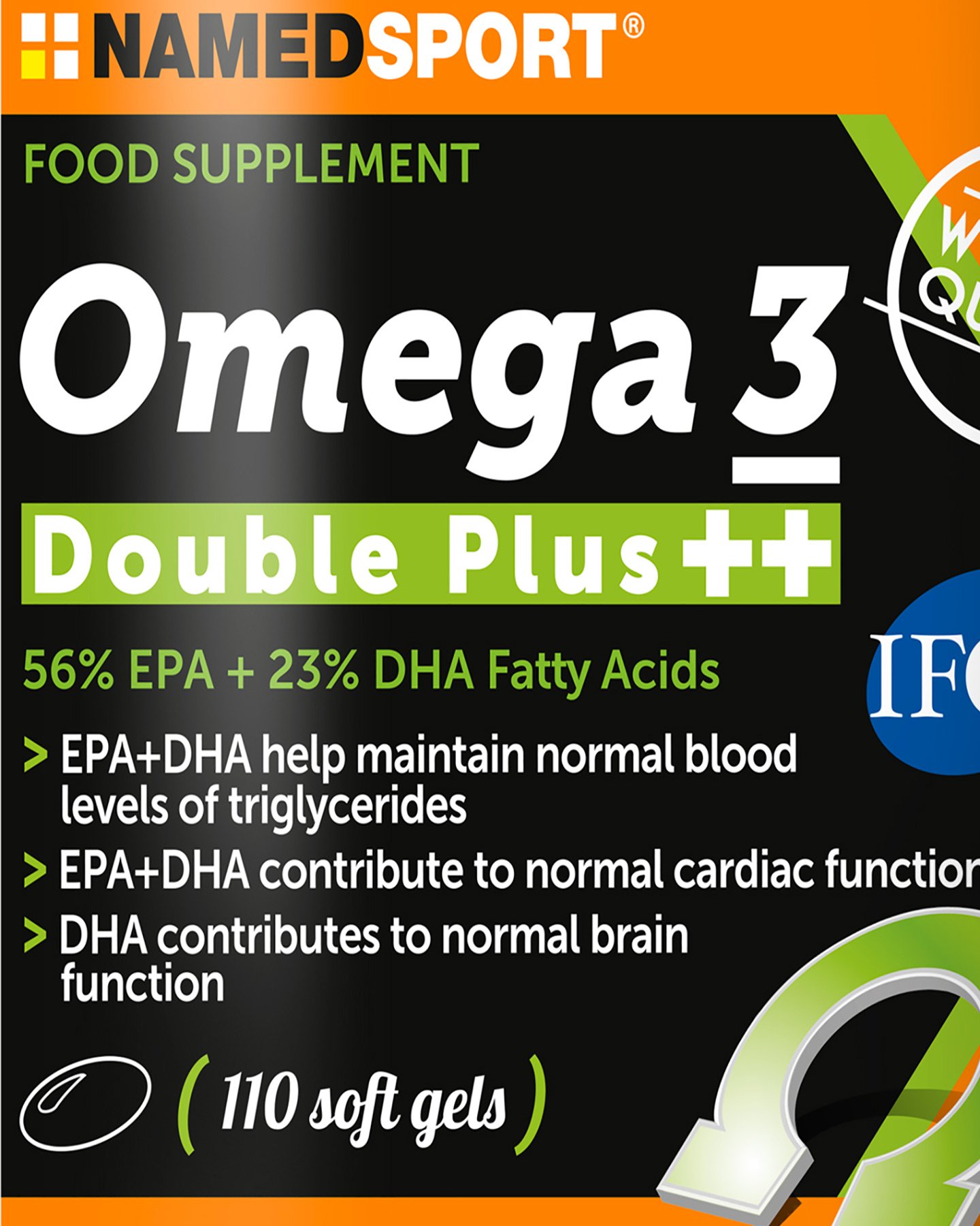 Energetico NAMED SPORT OMEGA 3 DOUBLE PLUS +110 SOFTGEL  - 1 | Cisalfa Sport