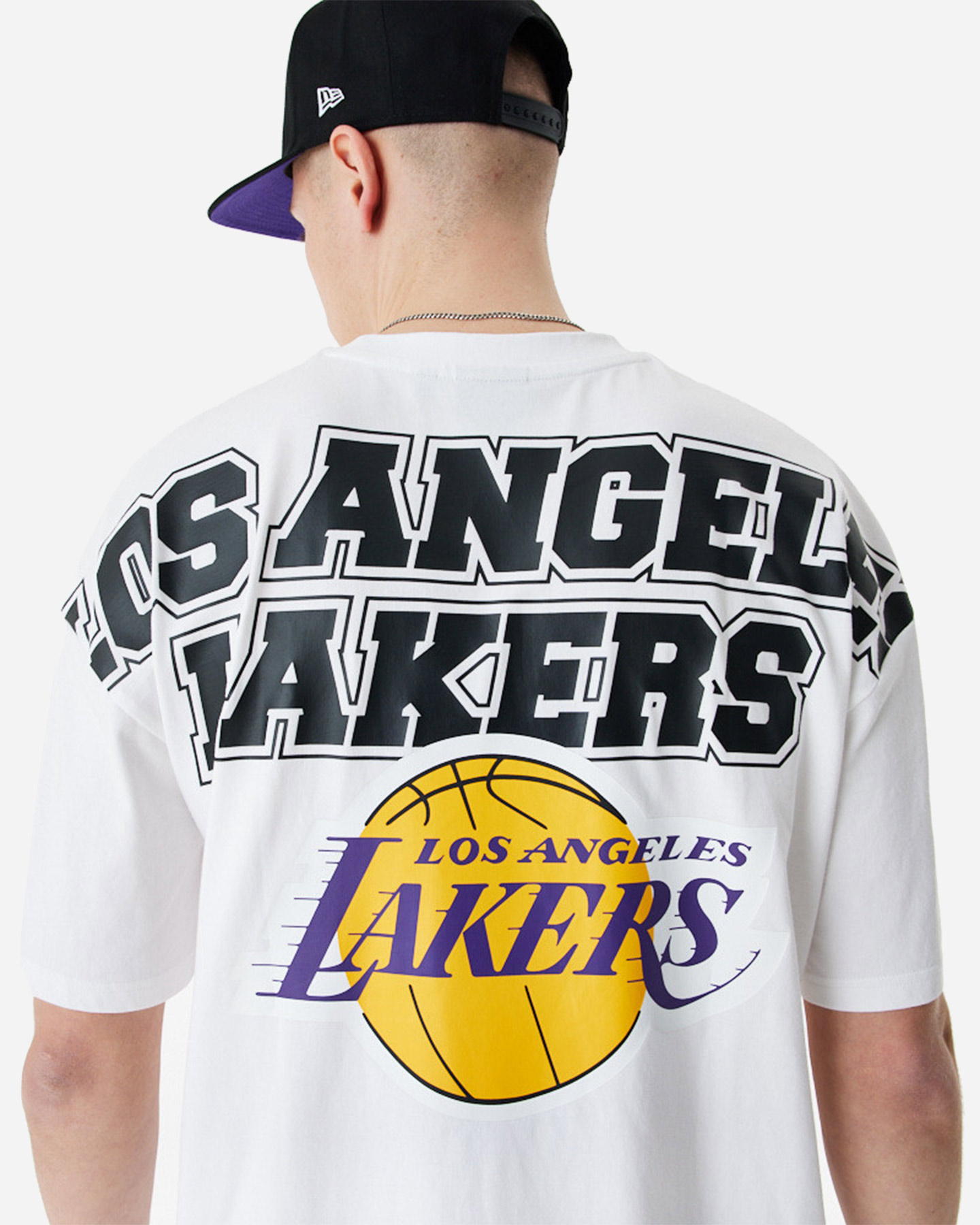 Abbigliamento basket NEW ERA LARGE GRAPHIC BP LOS ANGELES LAKERS M - 3 | Cisalfa Sport