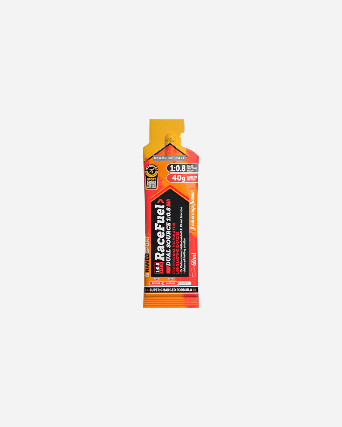 Energetico NAMED SPORT RACE FUEL GEL ORANGE 60ML - Arancione - 0 | Cisalfa Sport