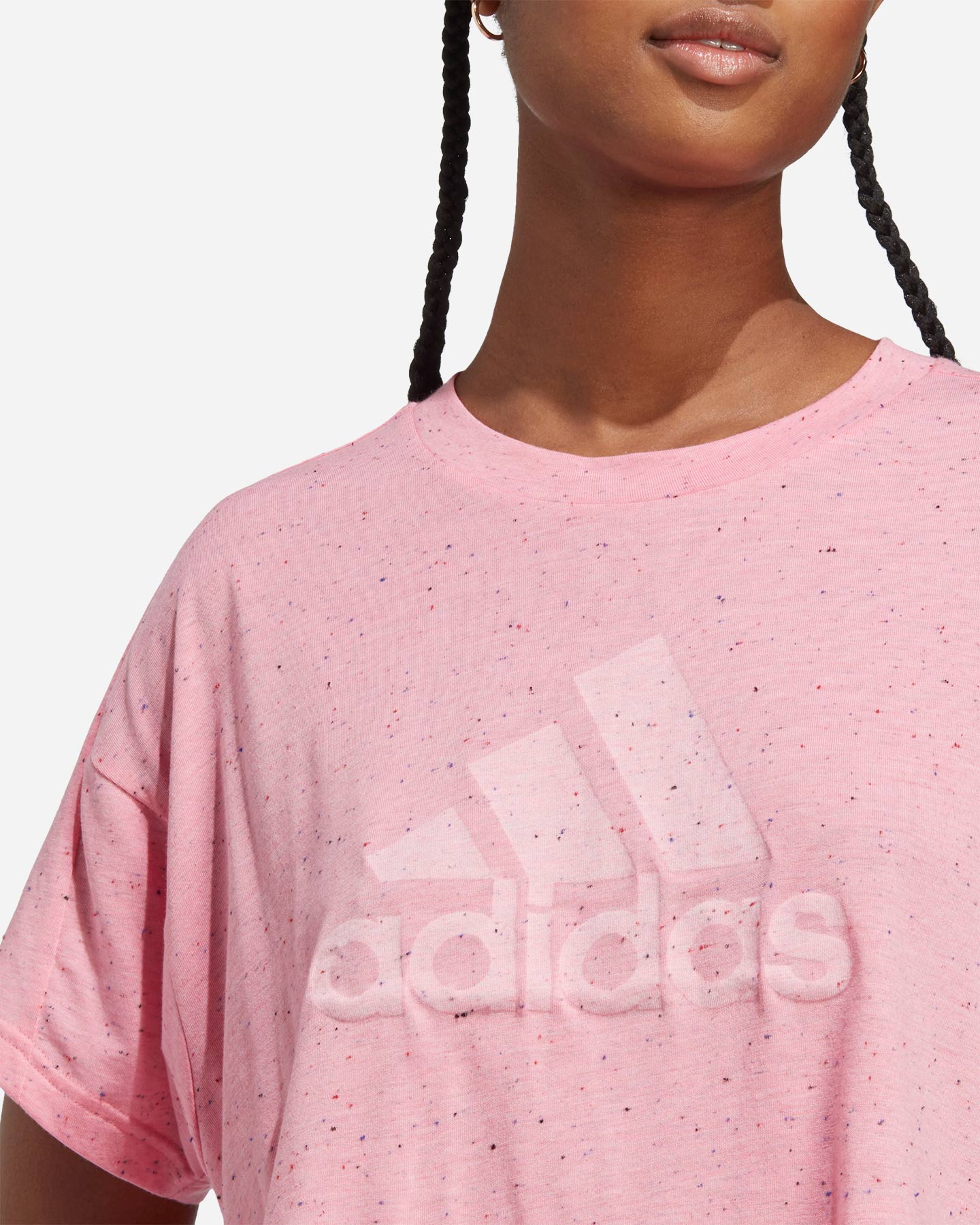 T-shirt ADIDAS BADGE OF SPORT W - Rosa - 5 | Cisalfa Sport