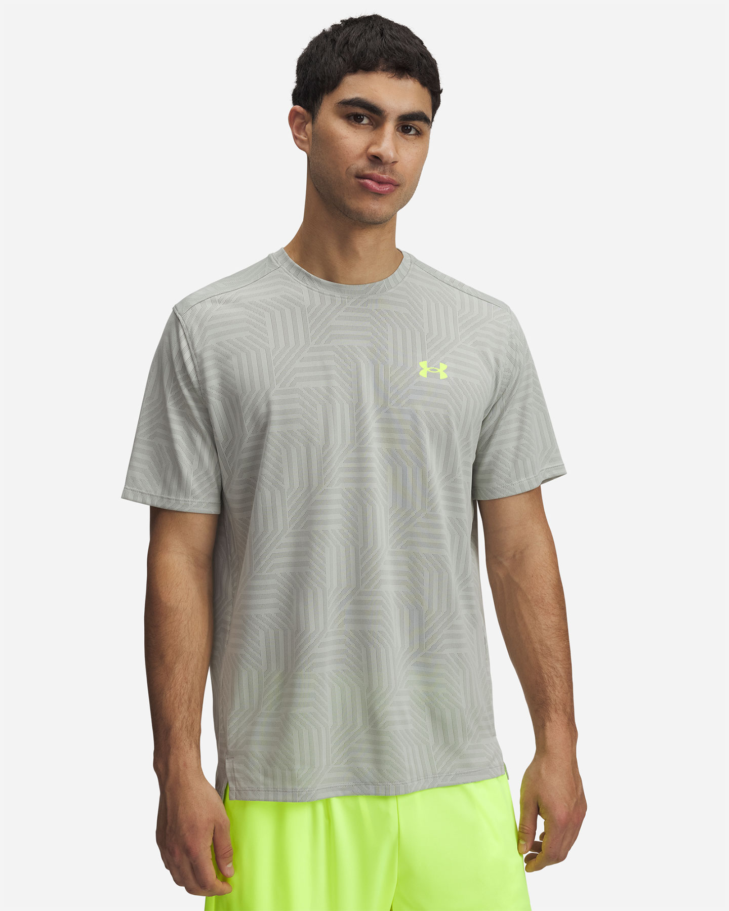 T-shirt training UNDER ARMOUR TV GEO M - Verde - 0 | Cisalfa Sport