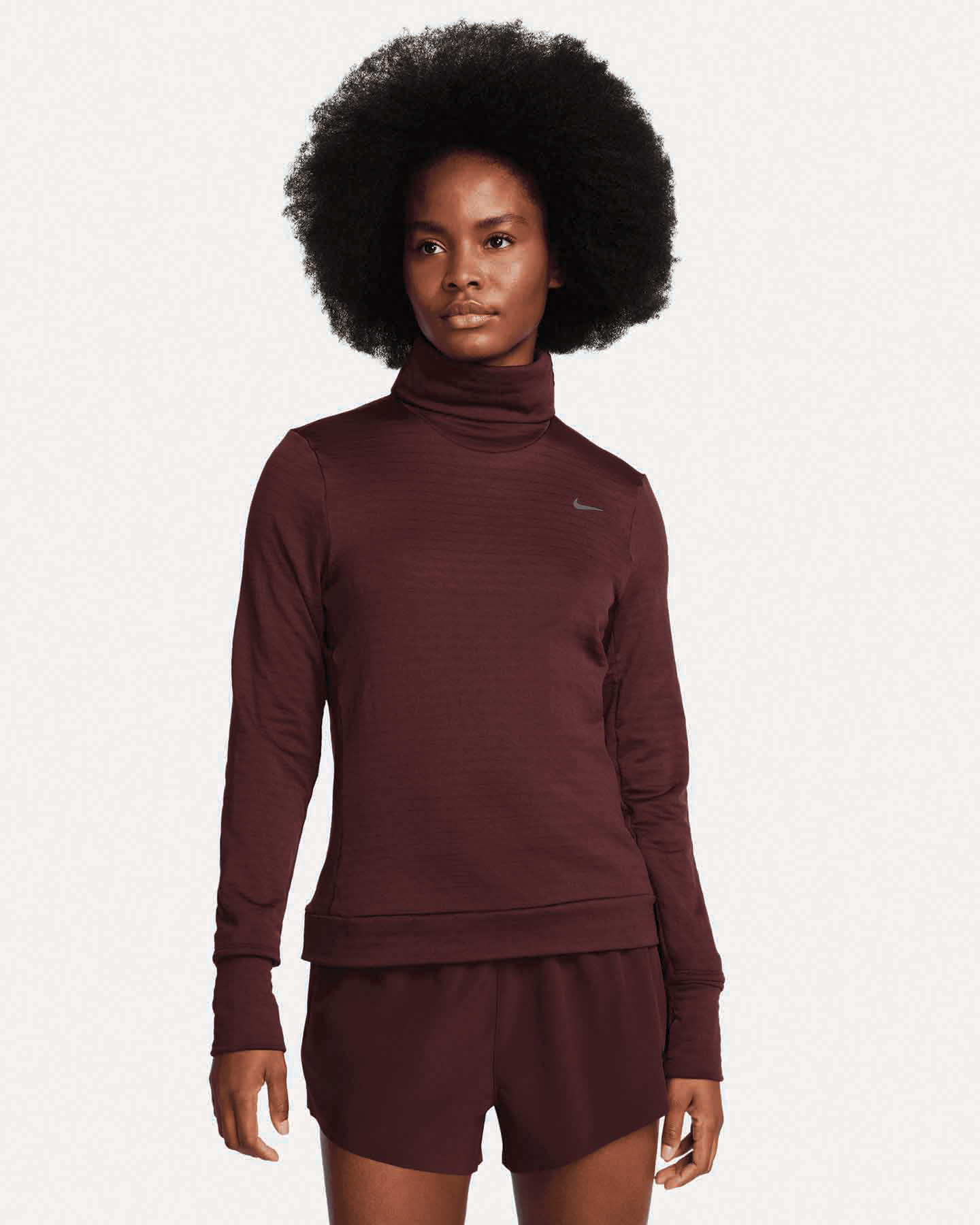Maglia running NIKE SWIFT THERMA W - Rosso - 0 | Cisalfa Sport