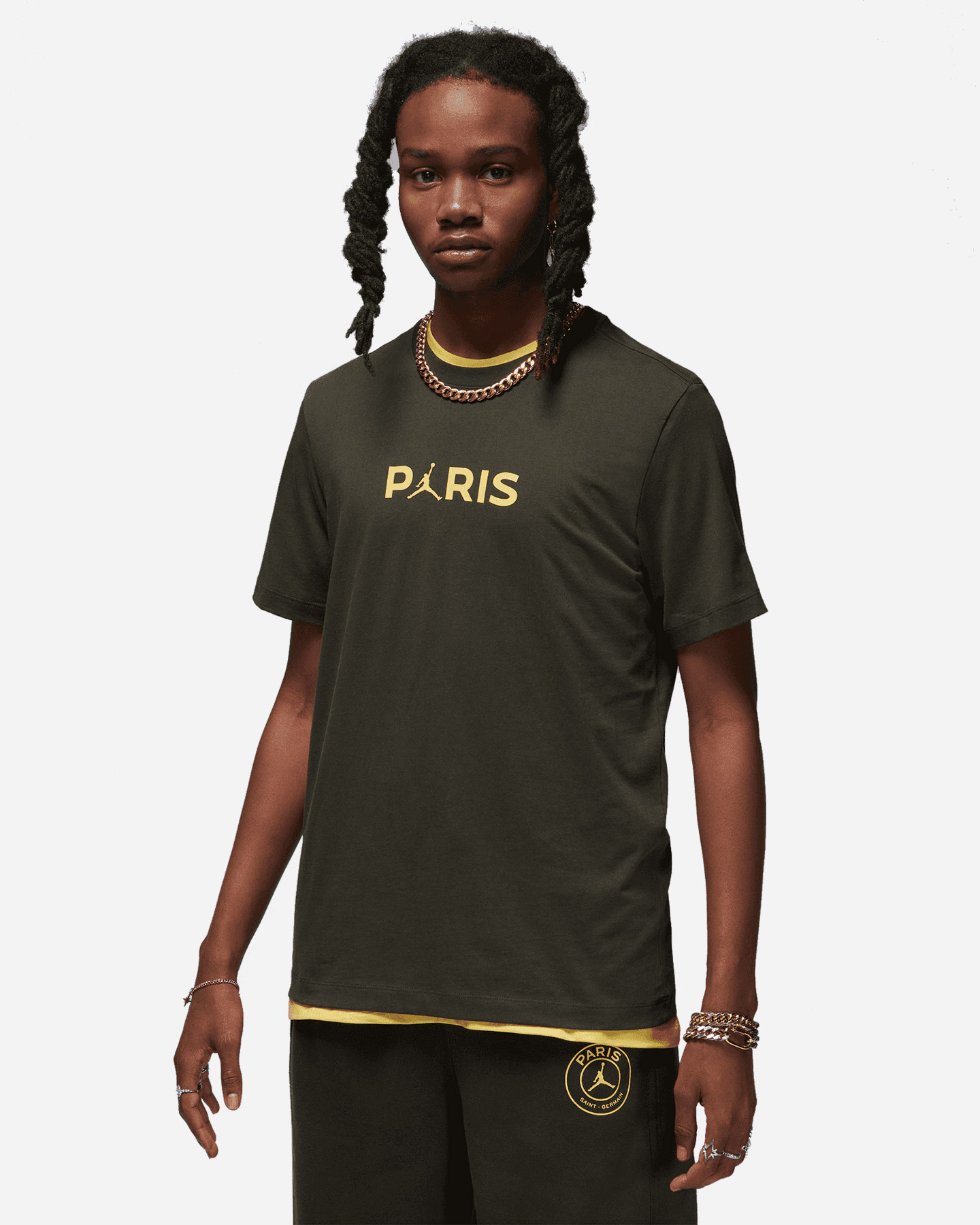 T-shirt NIKE JORDAN PARIS SAINT GERMAIN M - Verde - 0 | Cisalfa Sport