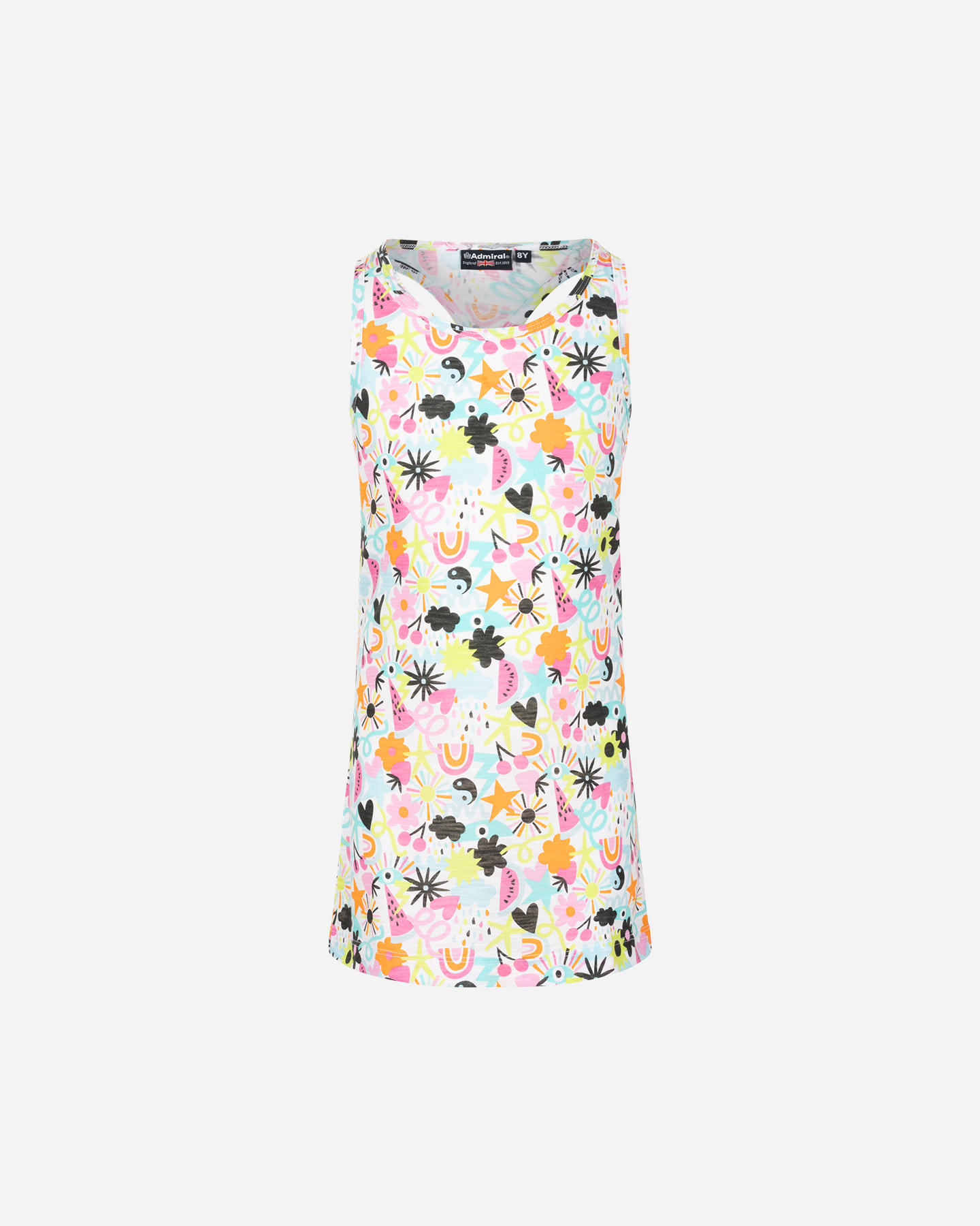 T-shirt ADMIRAL MULTICOLOR JR - Bianco - 0 | Cisalfa Sport