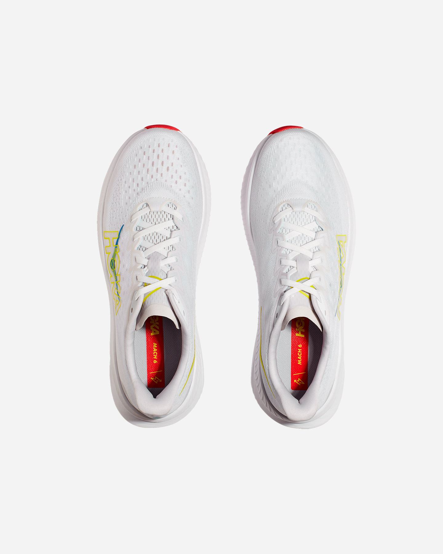 Scarpe running HOKA MACH 6 M - Bianco - 3 | Cisalfa Sport