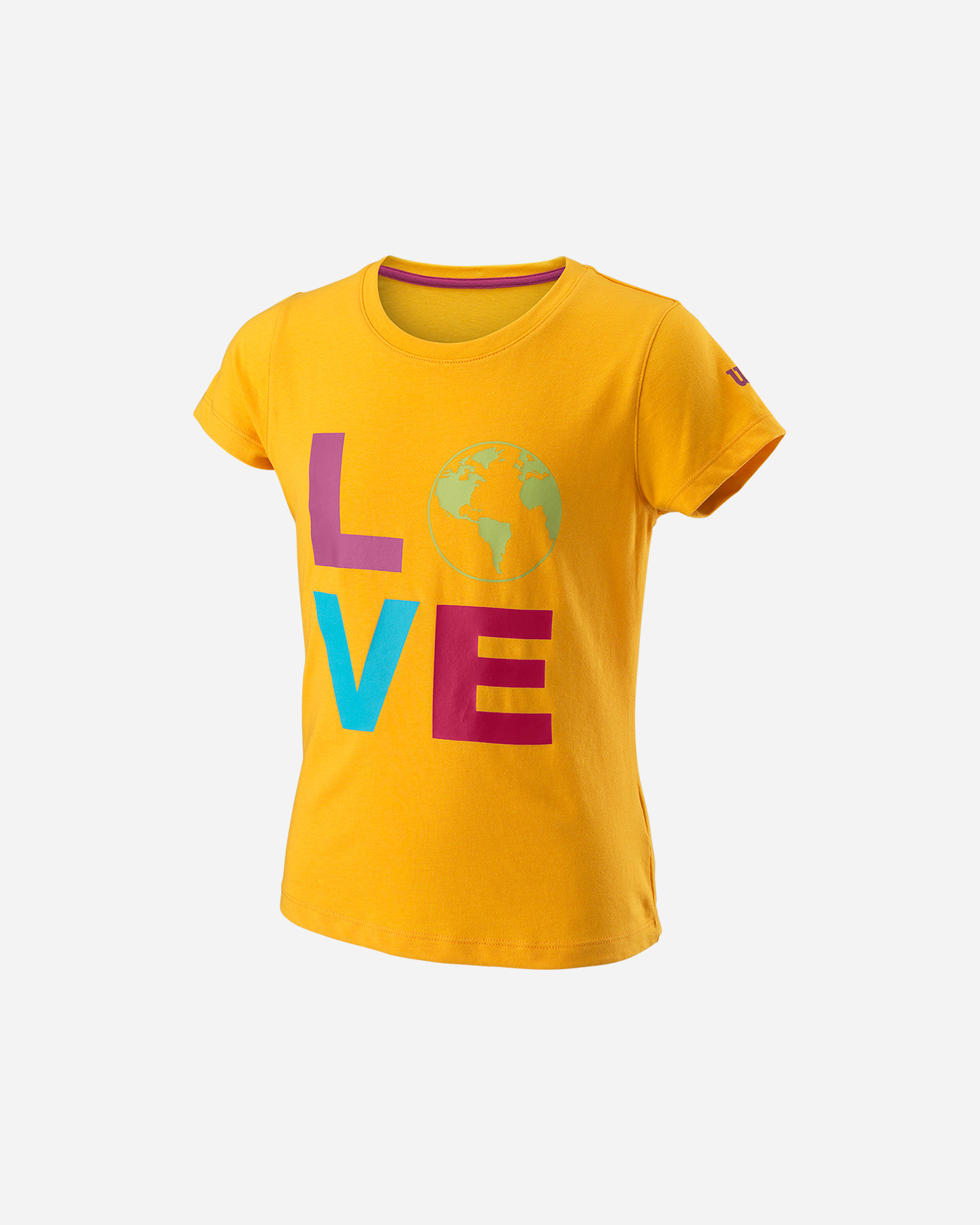 Maglia tennis WILSON LOVE EARTH TECH JR - Arancione - 0 | Cisalfa Sport