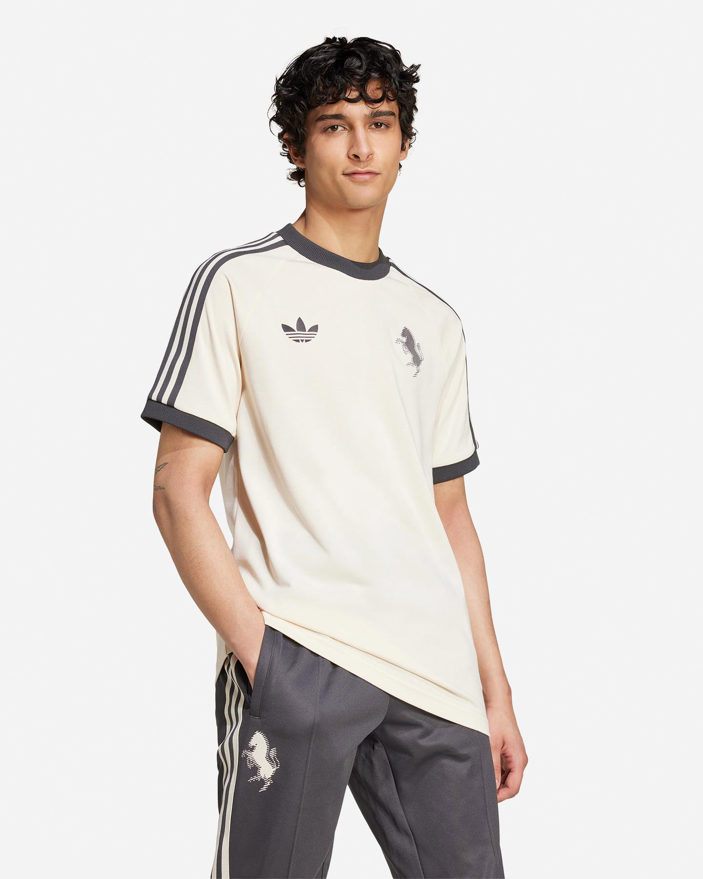 Abbigliamento calcio ufficiale ADIDAS JUVENTUS 24-25 OG 3STRIPES M - 3 | Cisalfa Sport