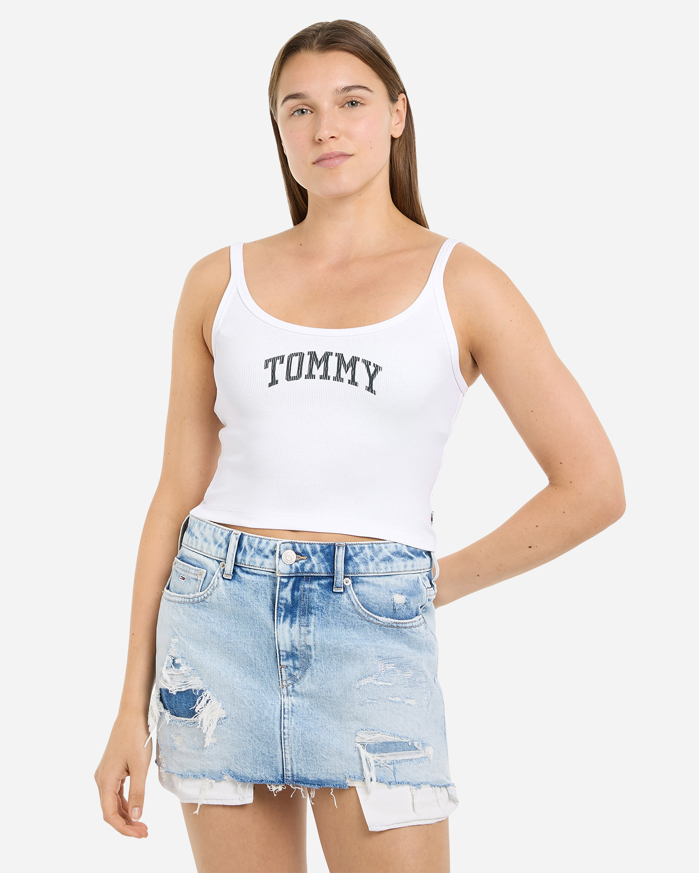 Canotta TOMMY HILFIGER CROP VARSITY W - 2 | Cisalfa Sport