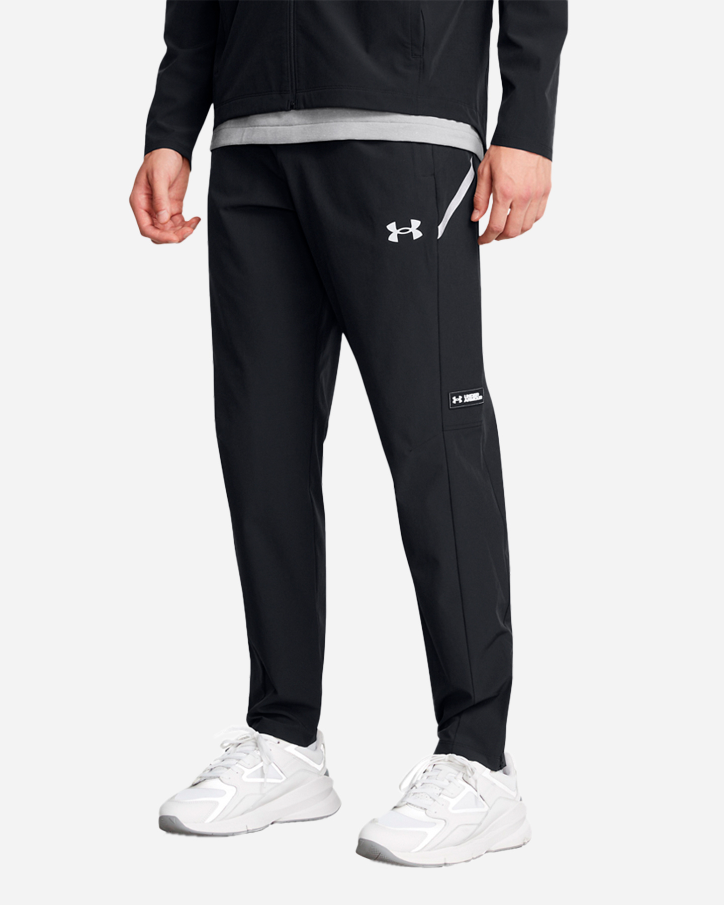 Pantalone training UNDER ARMOUR TECH REFLECTIVE M - Nero - 2 | Cisalfa Sport