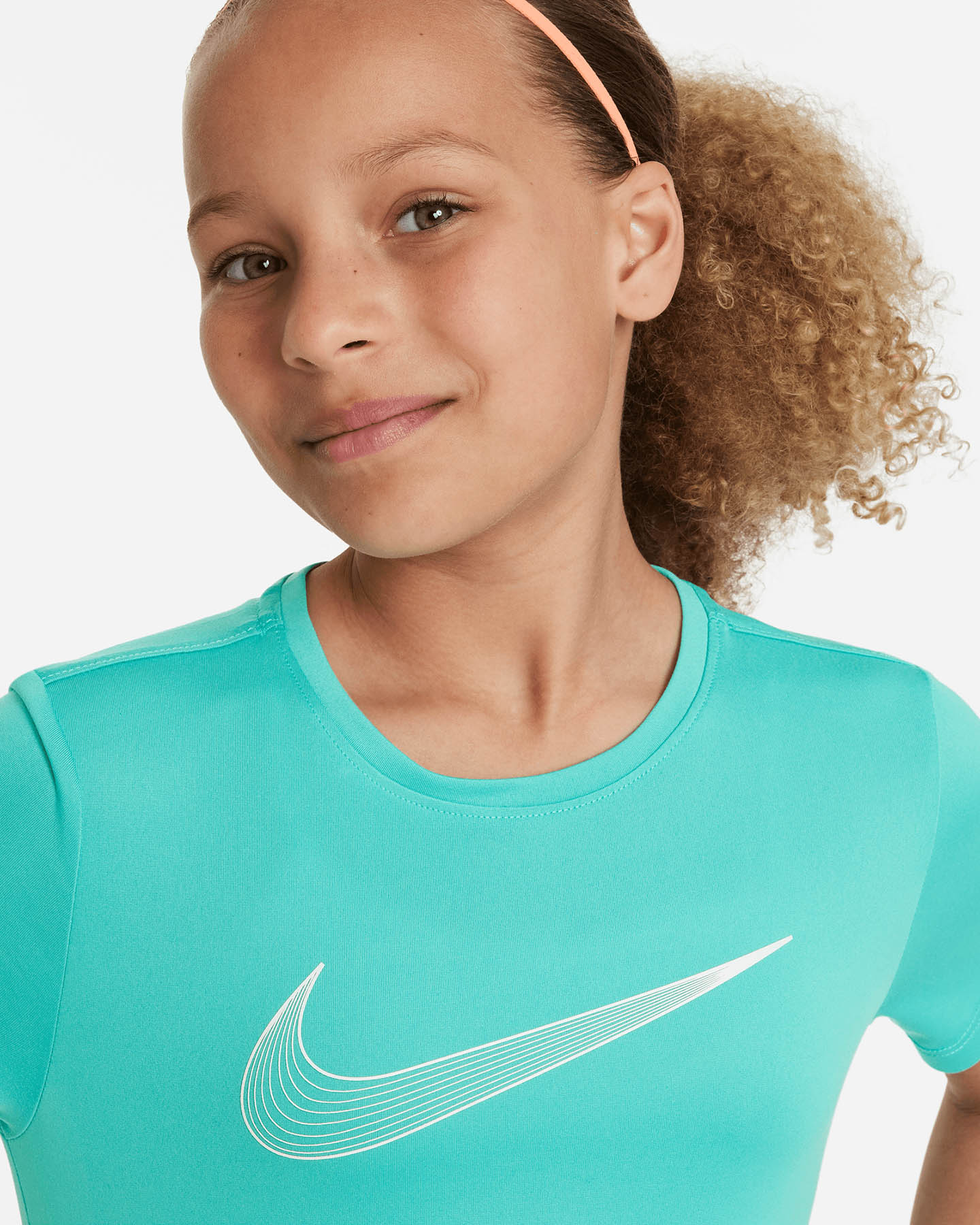 T-shirt NIKE DRI FIT JR - Verde - 3 | Cisalfa Sport