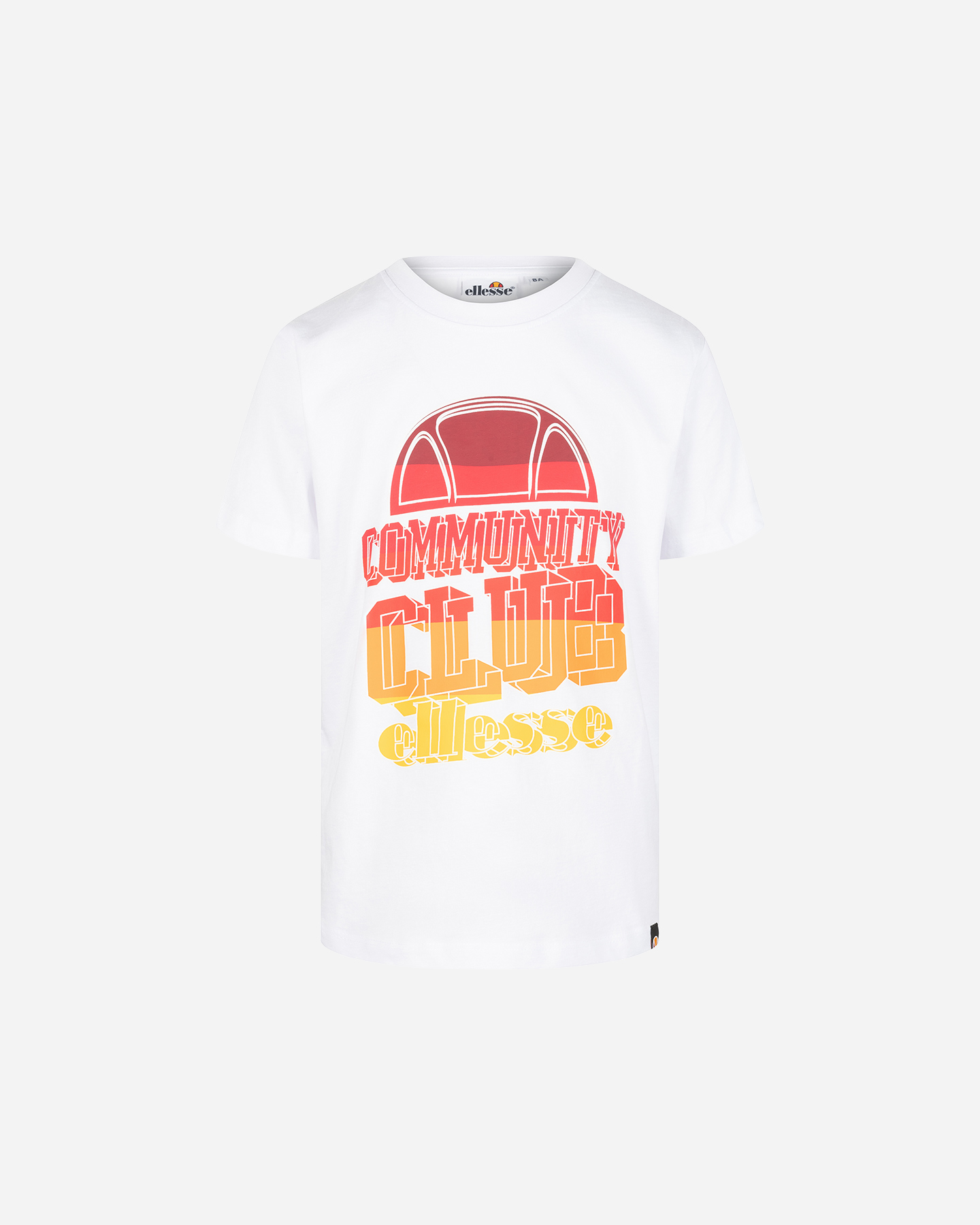 T-shirt ELLESSE COMMUNITY CLUB JR - Bianco - 0 | Cisalfa Sport