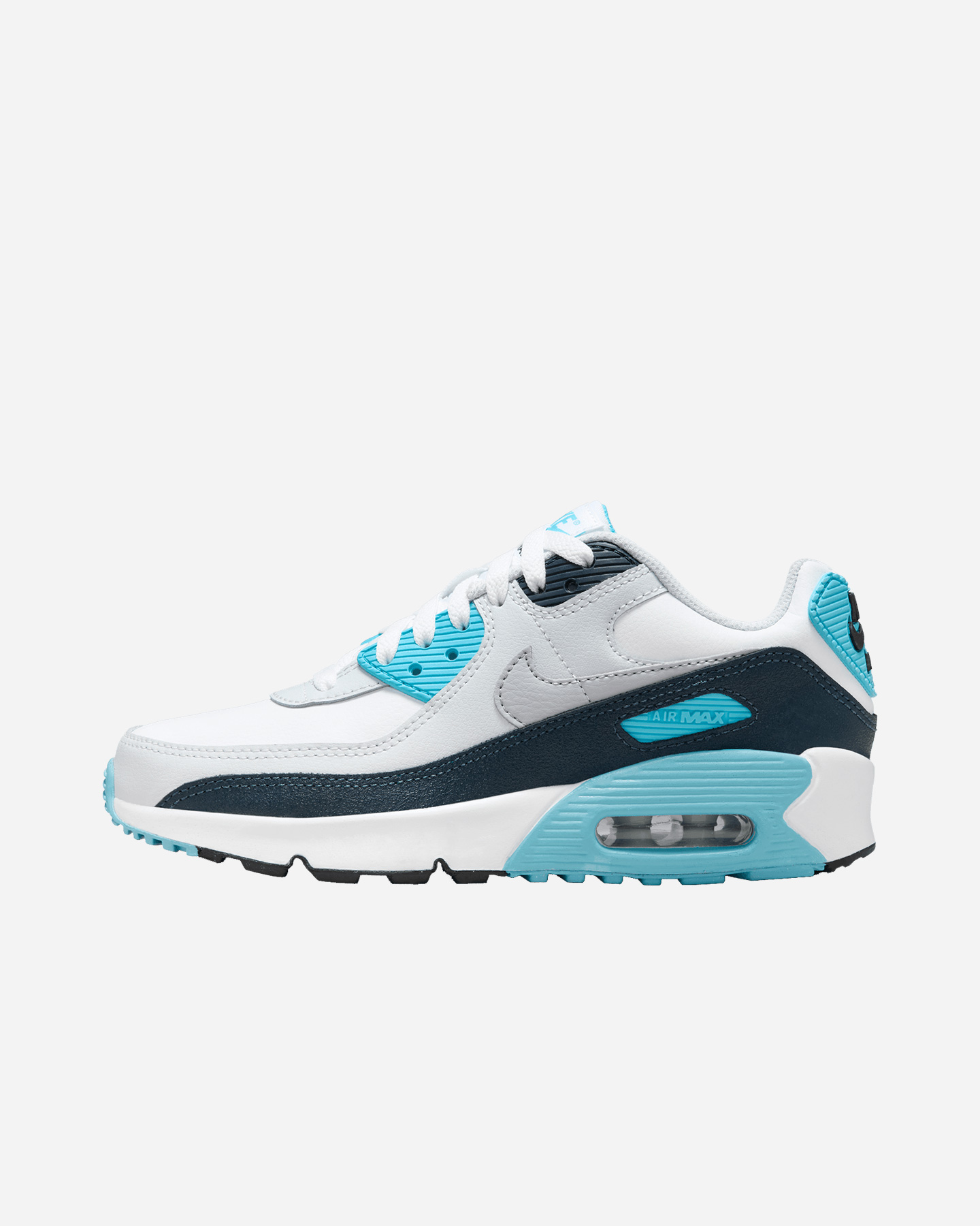 Scarpe sneakers NIKE AIR MAX 90 GS JR - Bianco - 4 | Cisalfa Sport
