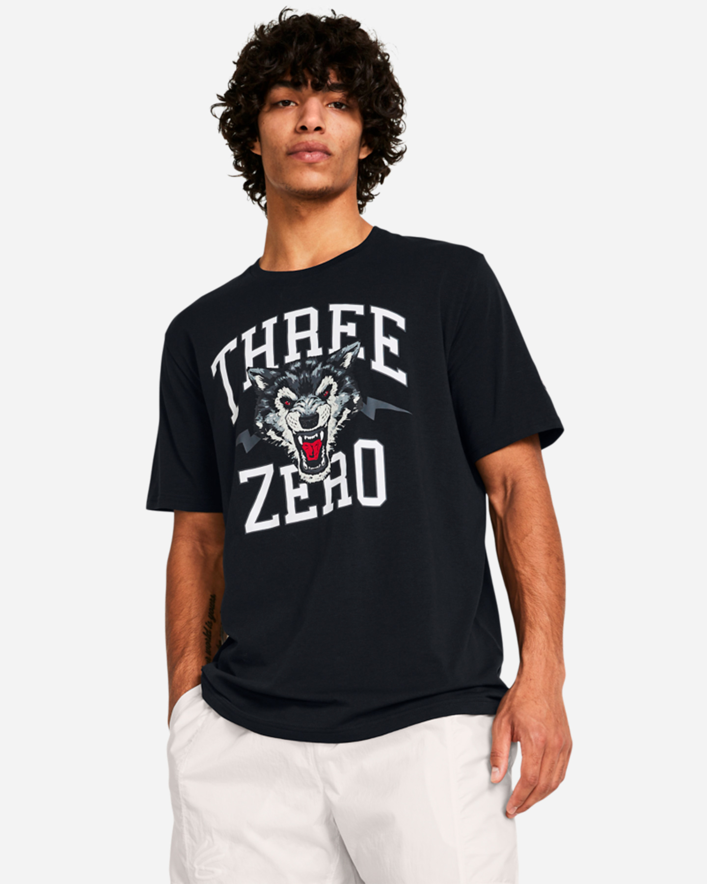 Maglia basket UNDER ARMOUR CURRY YOUNG WOLF M - Nero - 2 | Cisalfa Sport