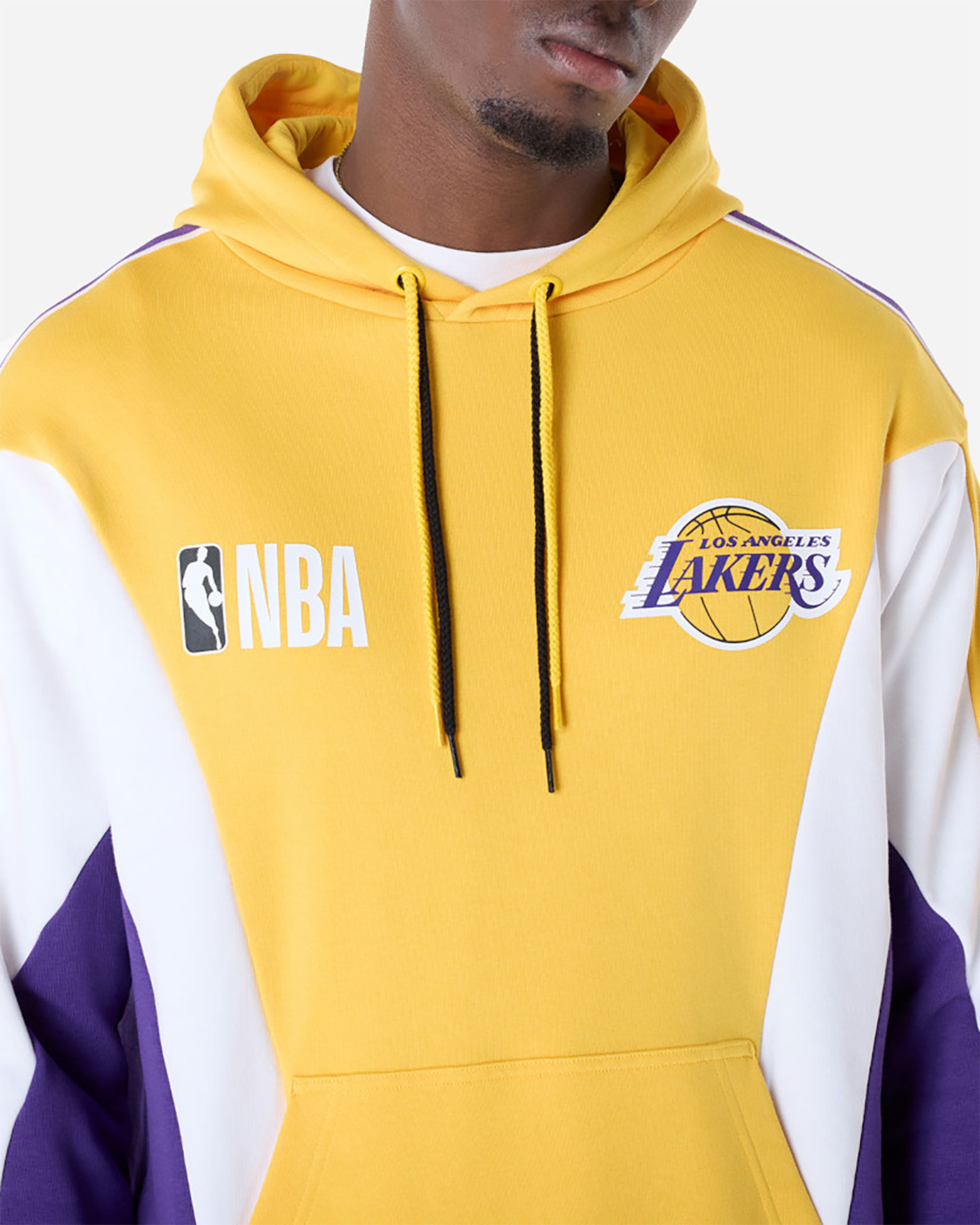 Abbigliamento basket NEW ERA GRAPHIC OS LAKERS M - Giallo - 3 | Cisalfa Sport