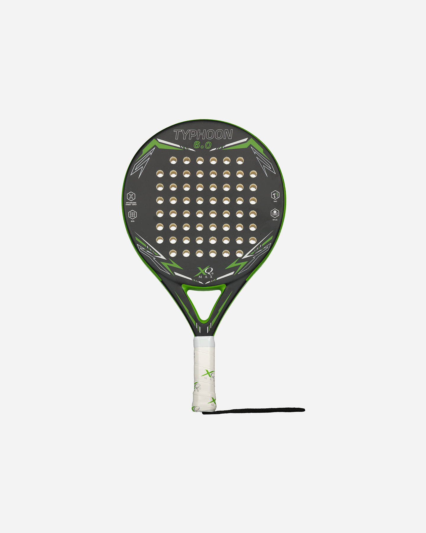 Racchetta padel principiante XQMAX TYPHOON 6.0 PADEL - Nero - 0 | Cisalfa Sport