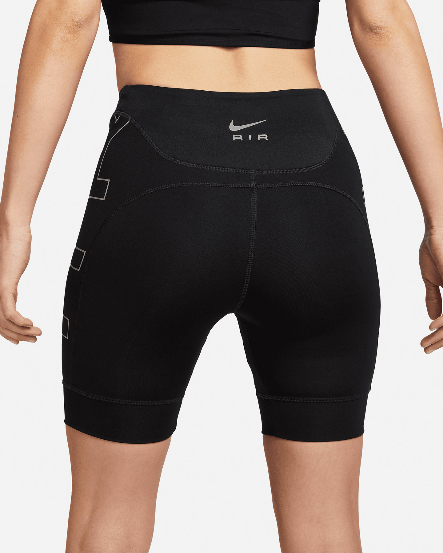 Short running NIKE DRI FIT AIR 7 W - Nero - 1 | Cisalfa Sport