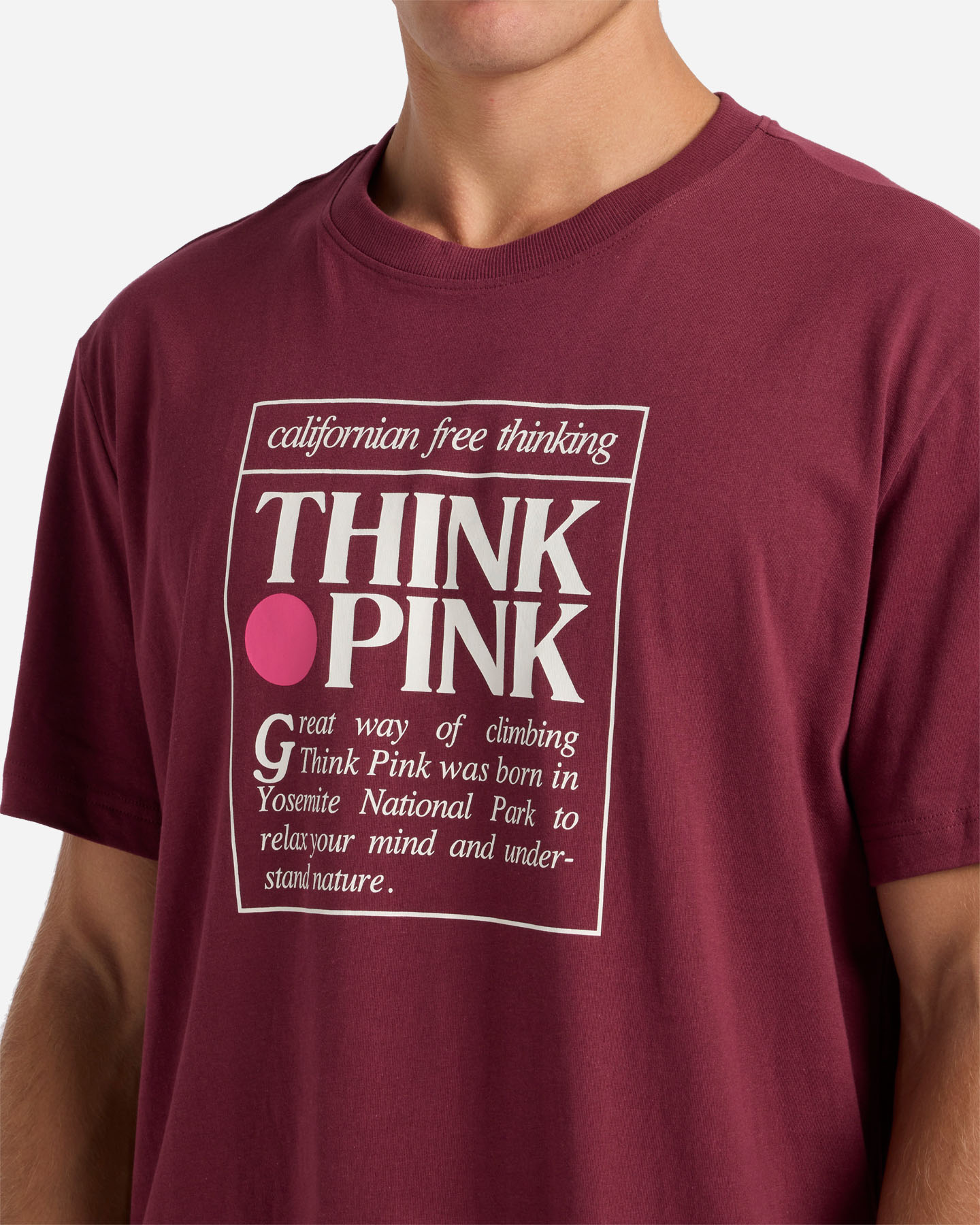 T-shirt THINK PINK BIG LOGO M - Rosso - 4 | Cisalfa Sport