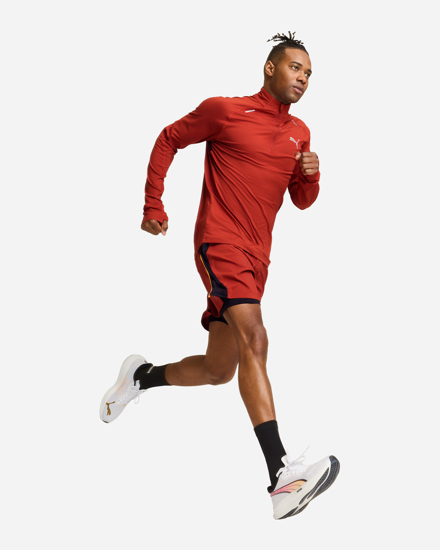 Maglia running PUMA CLOUDSPUN M - Rosso - 3 | Cisalfa Sport