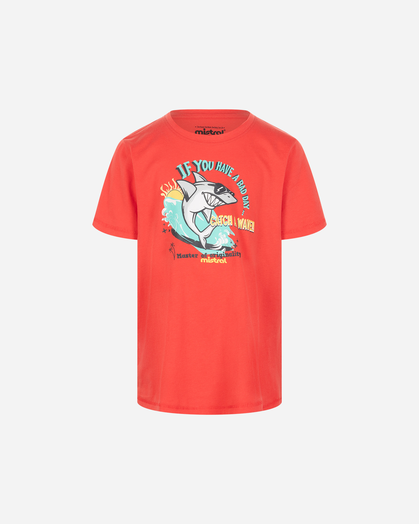 T-shirt MISTRAL SHARKY JR - Rosso - 0 | Cisalfa Sport