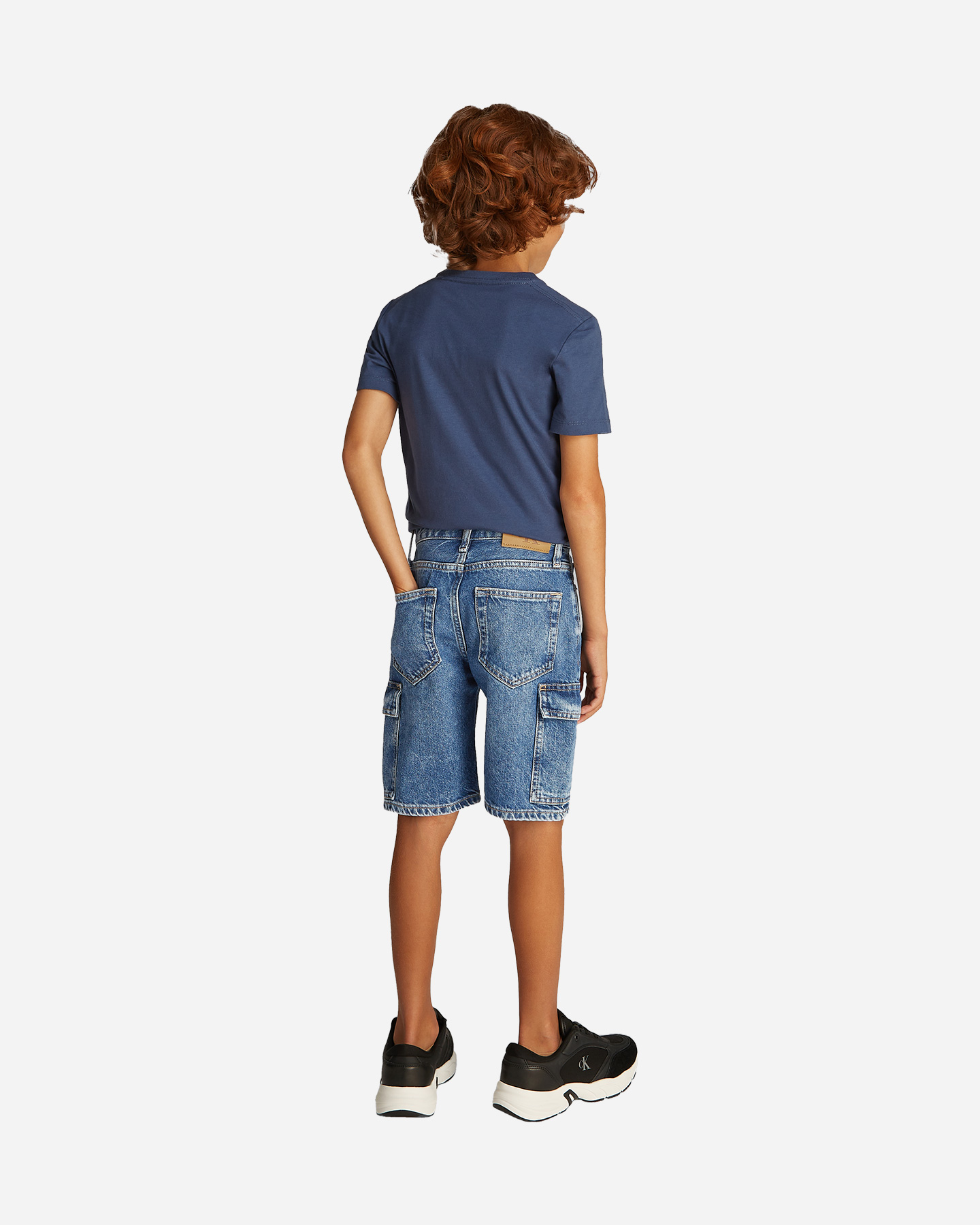 Bermuda CALVIN KLEIN JEANS CARGO RELAXED JR - Denim - 3 | Cisalfa Sport