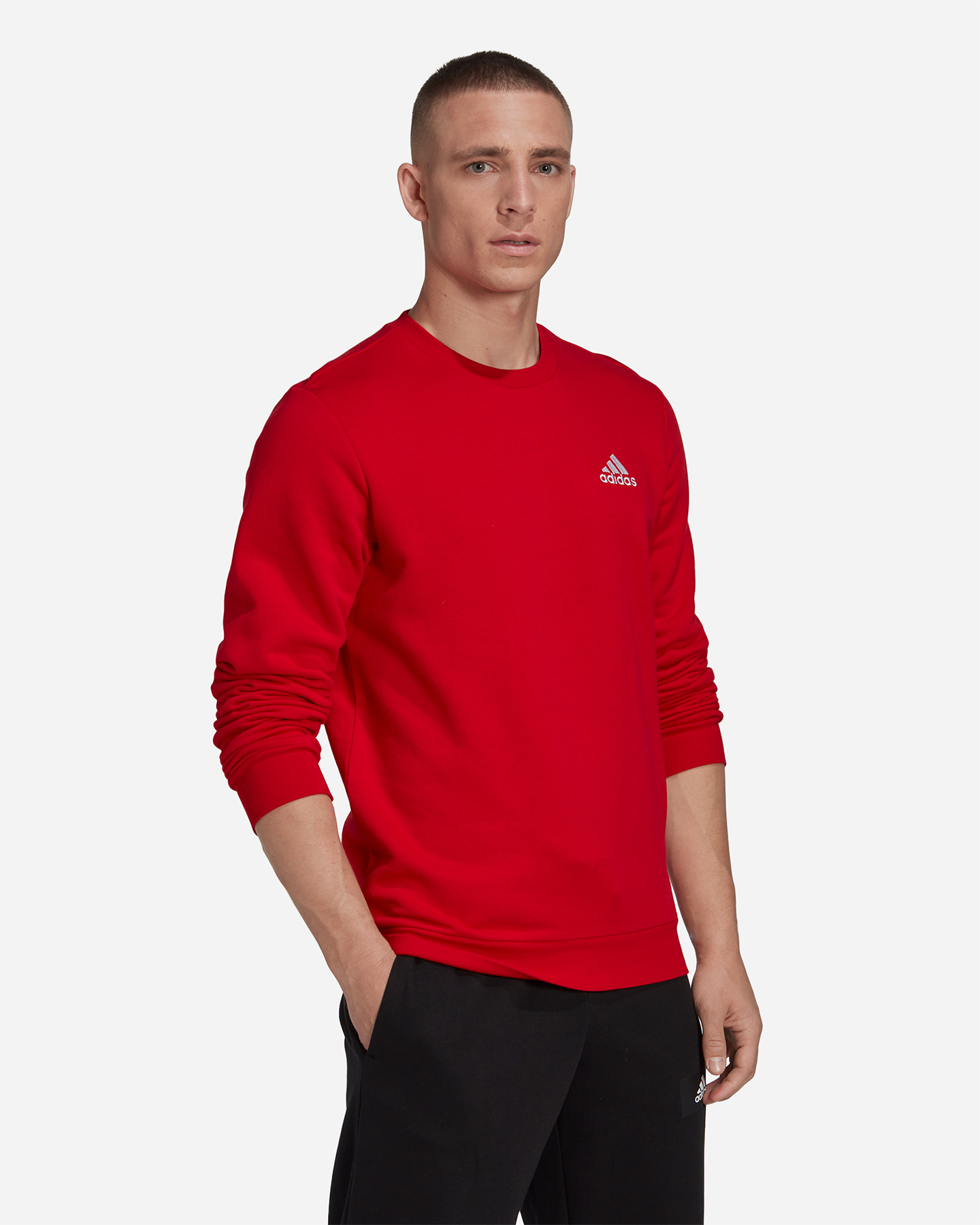Felpa ADIDAS FEELCOZY M - Rosso - 3 | Cisalfa Sport