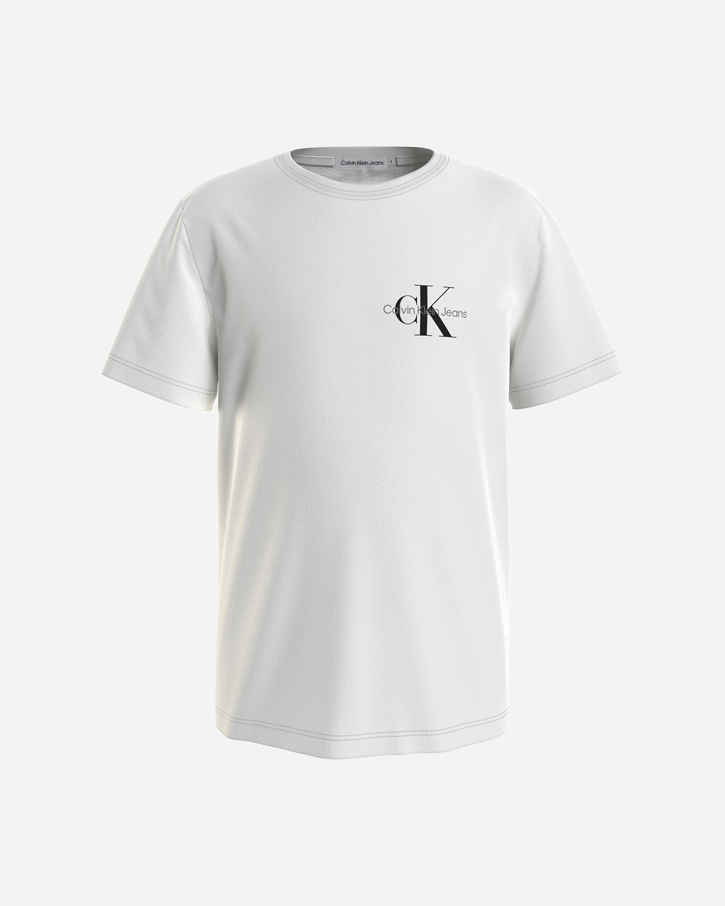 T-shirt CALVIN KLEIN JEANS MONOGRAM JR - Bianco - 0 | Cisalfa Sport