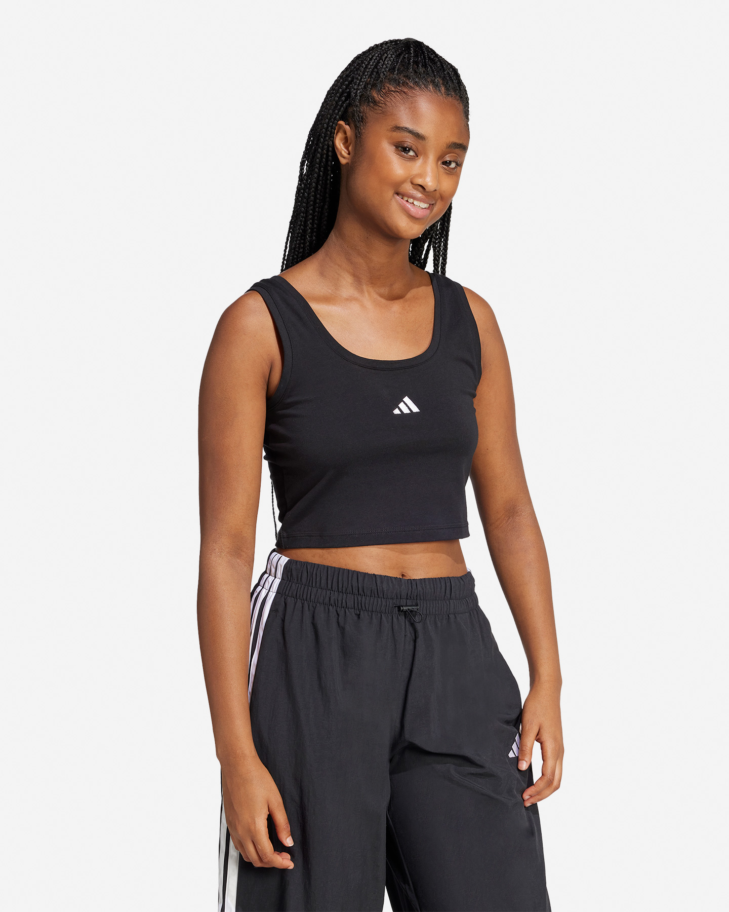 Canotta ADIDAS SMALL LOGO W - Nero - 3 | Cisalfa Sport