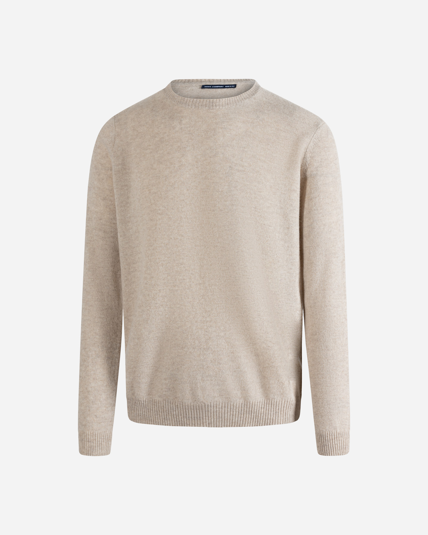 Maglione BEST COMPANY LAMBSWOOL PULL MADE IN ITALY M - Beige - 5 | Cisalfa Sport