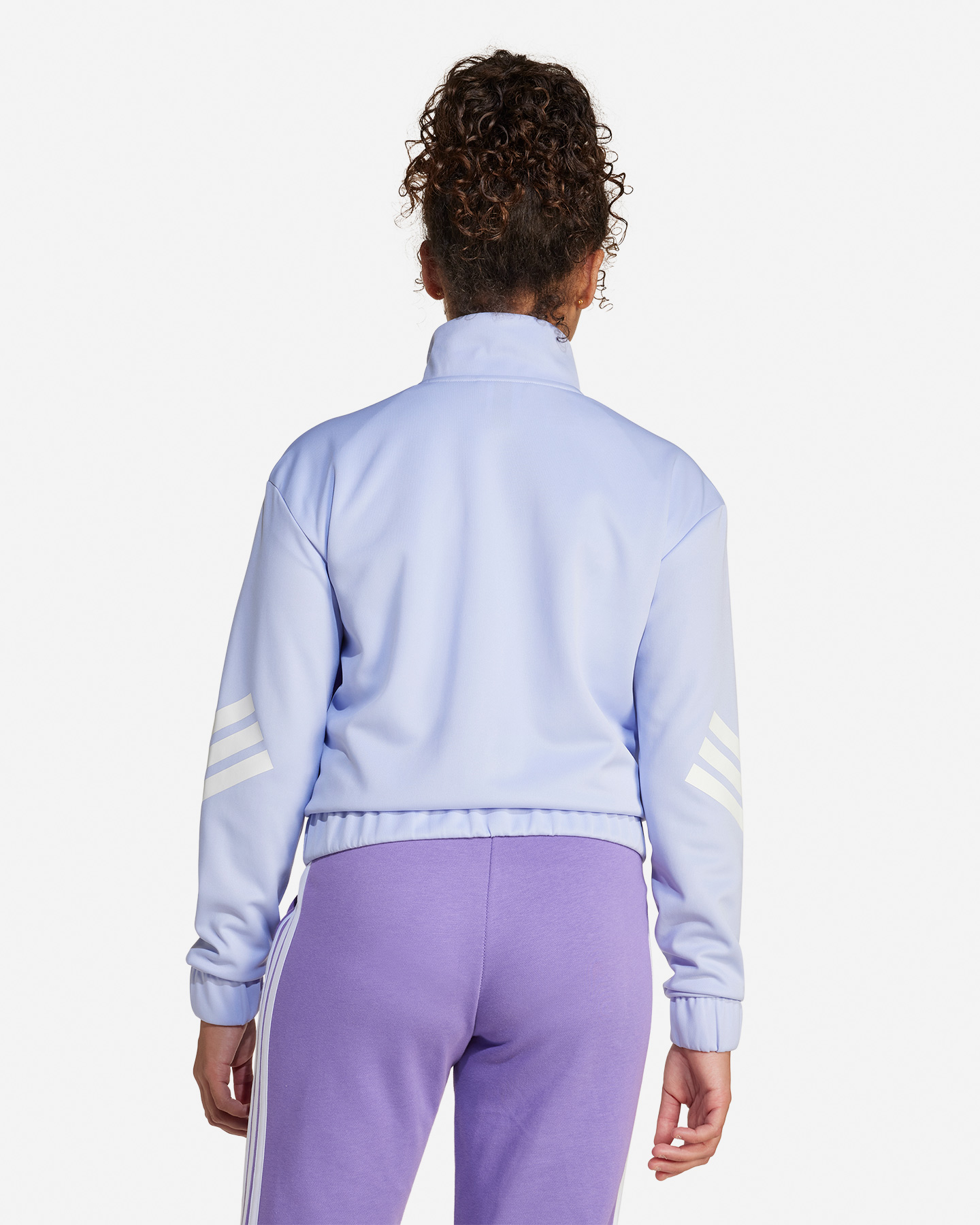 Felpa ADIDAS 3STRIPES JR - Lilla - 2 | Cisalfa Sport
