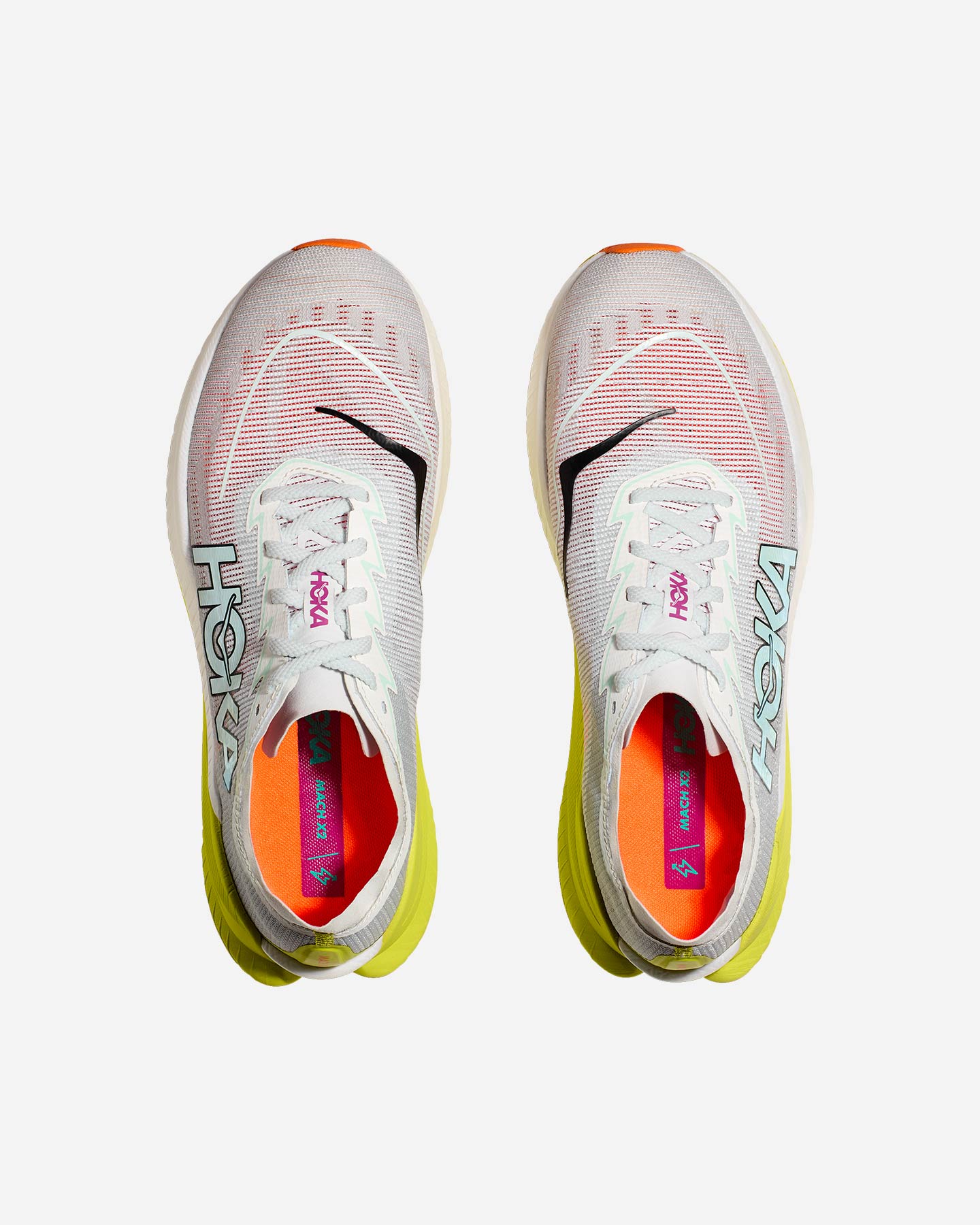 Scarpe running HOKA MACH X 2 M - Bianco - 3 | Cisalfa Sport