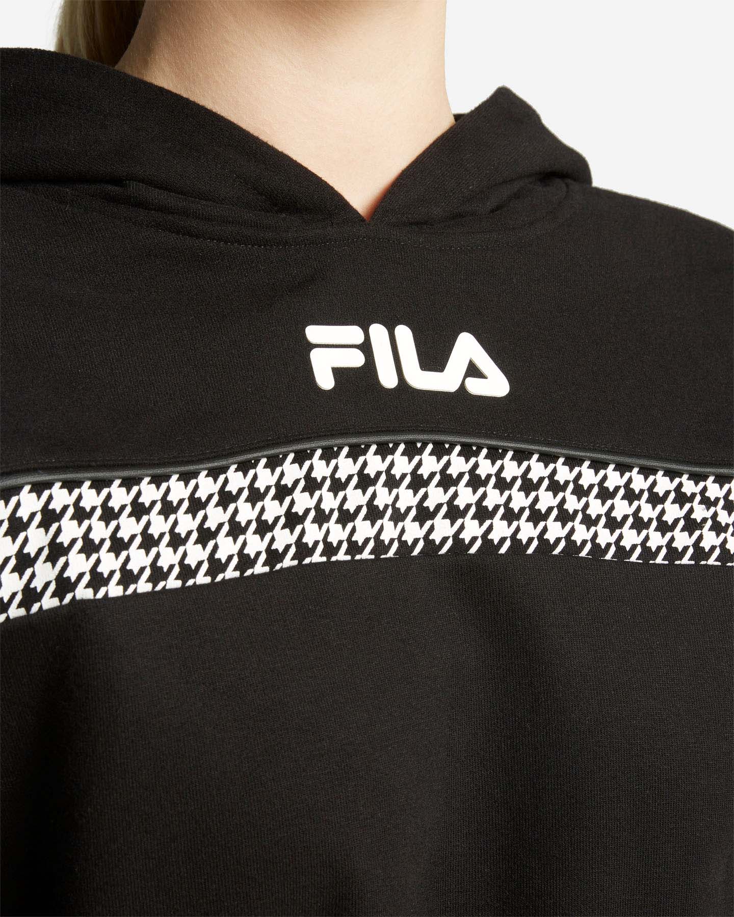 Felpa FILA GLAM ROCK COLLECTION W - Nero - 4 | Cisalfa Sport