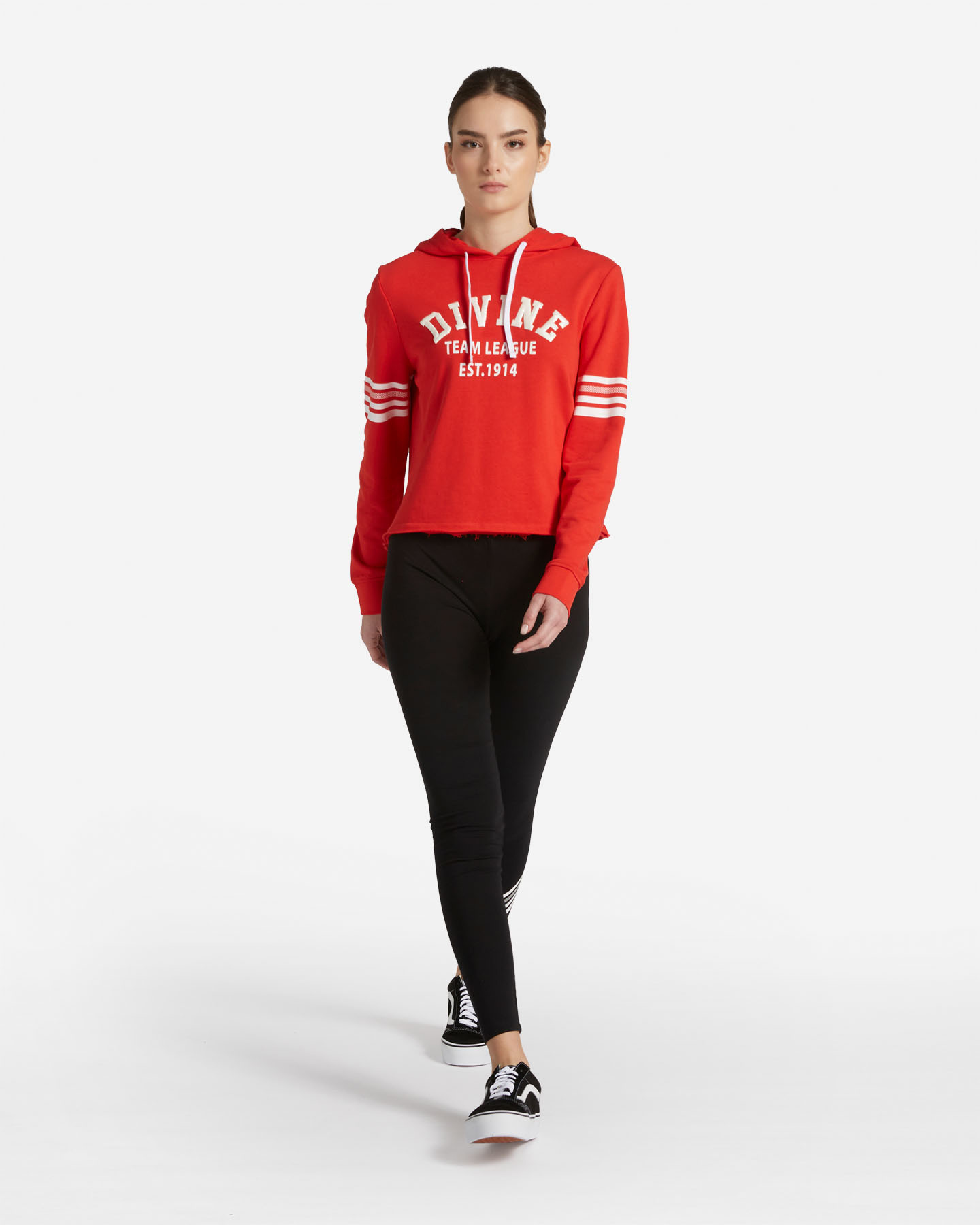 Felpa ADMIRAL VARSITY W - Rosso - 3 | Cisalfa Sport