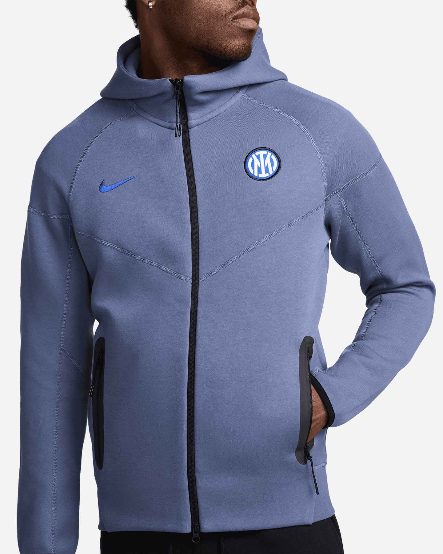 Abbigliamento calcio ufficiale NIKE INTER TECH FLEECE 24-25 M - Color mix - 5 | Cisalfa Sport