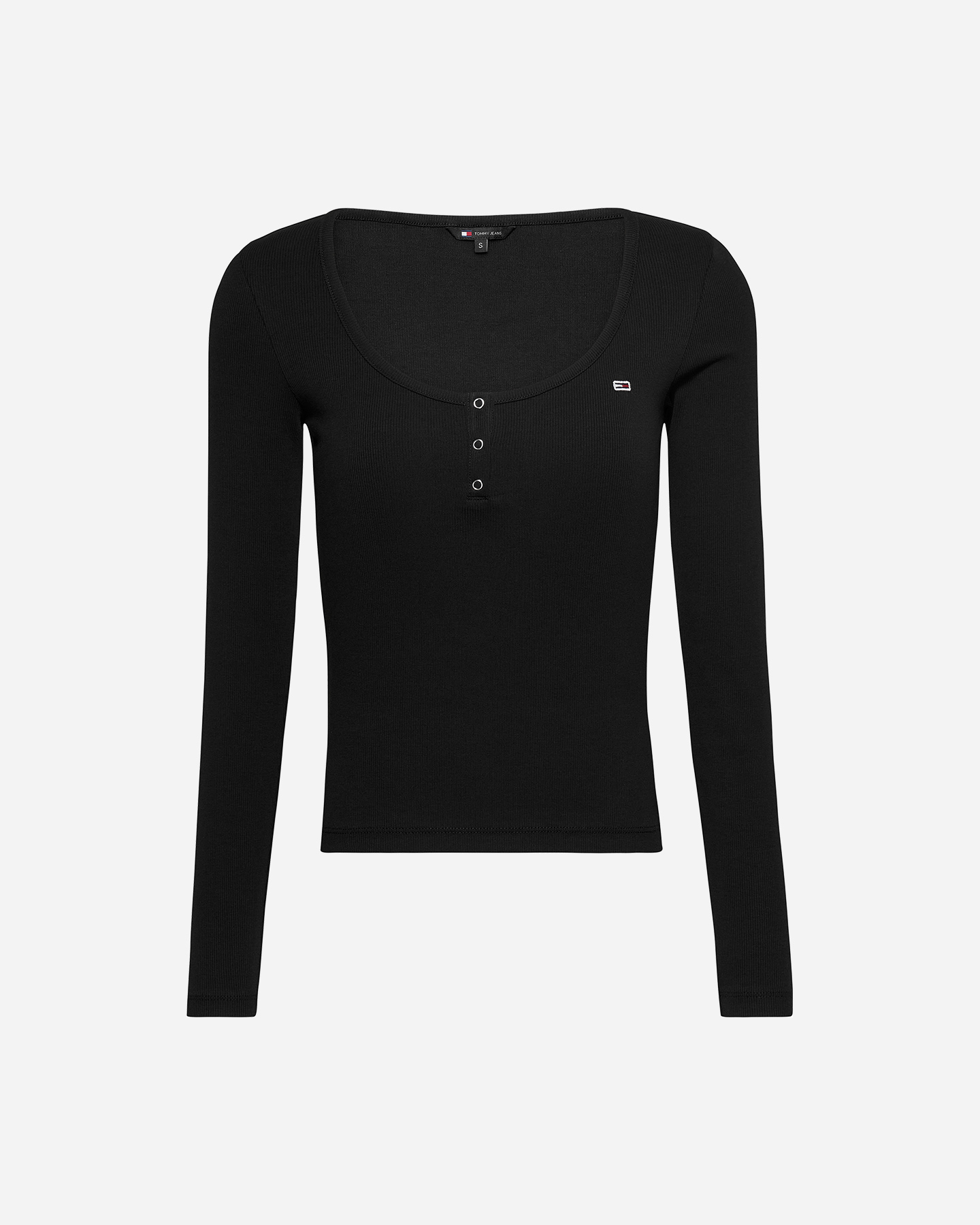 Tommy Hilfiger Serafino Slim W - T-shirt - Donna