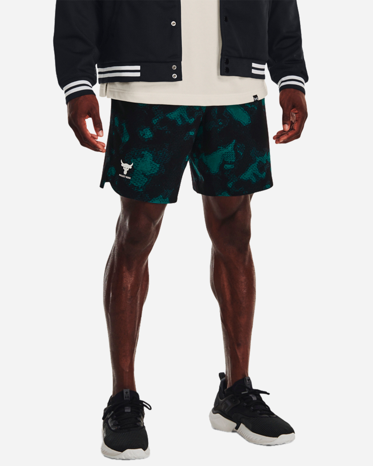 Pantaloncini UNDER ARMOUR THE ROCK PRINTED M - Verde - 2 | Cisalfa Sport