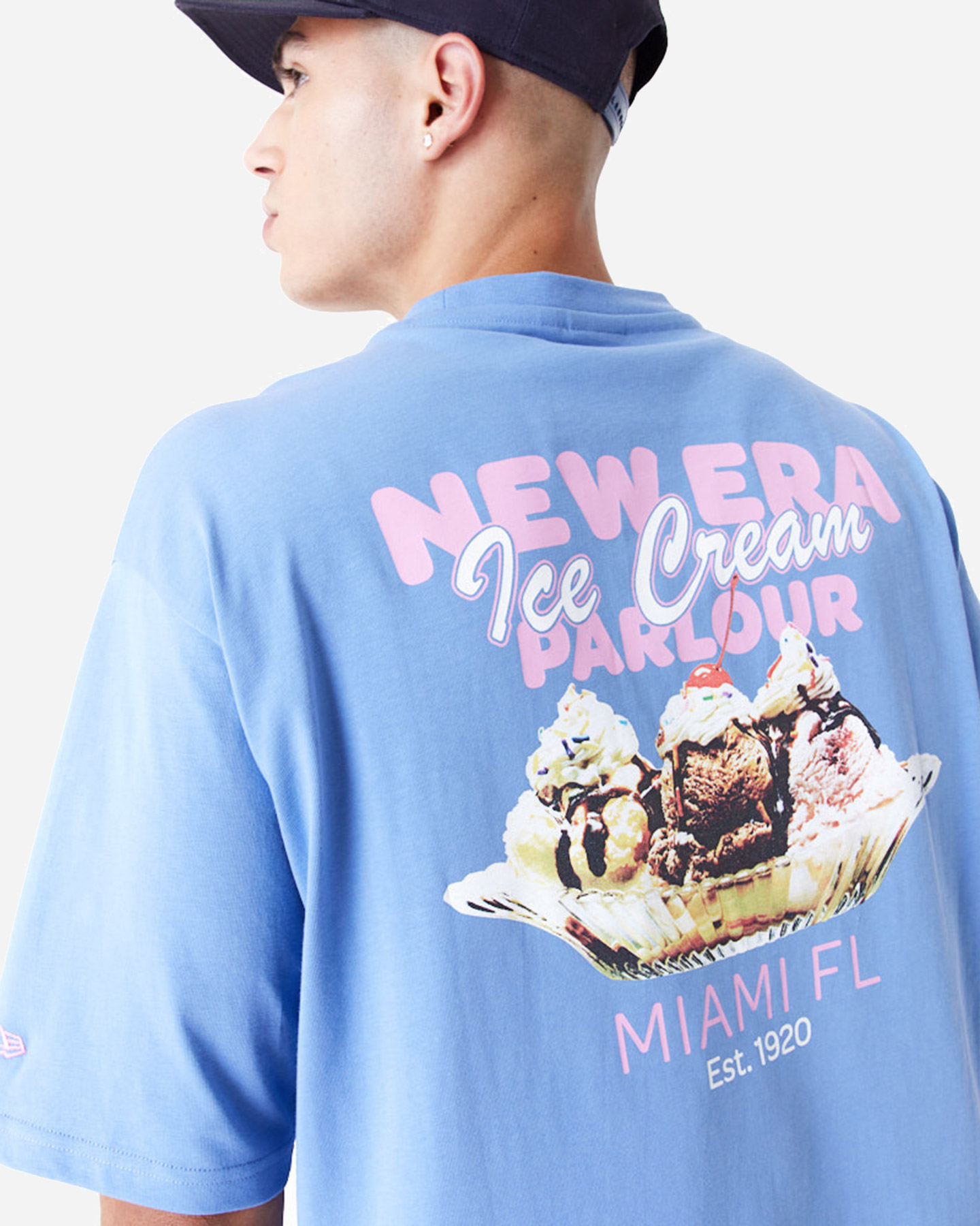 T-shirt NEW ERA FOOD M - Azzurro - 5 | Cisalfa Sport