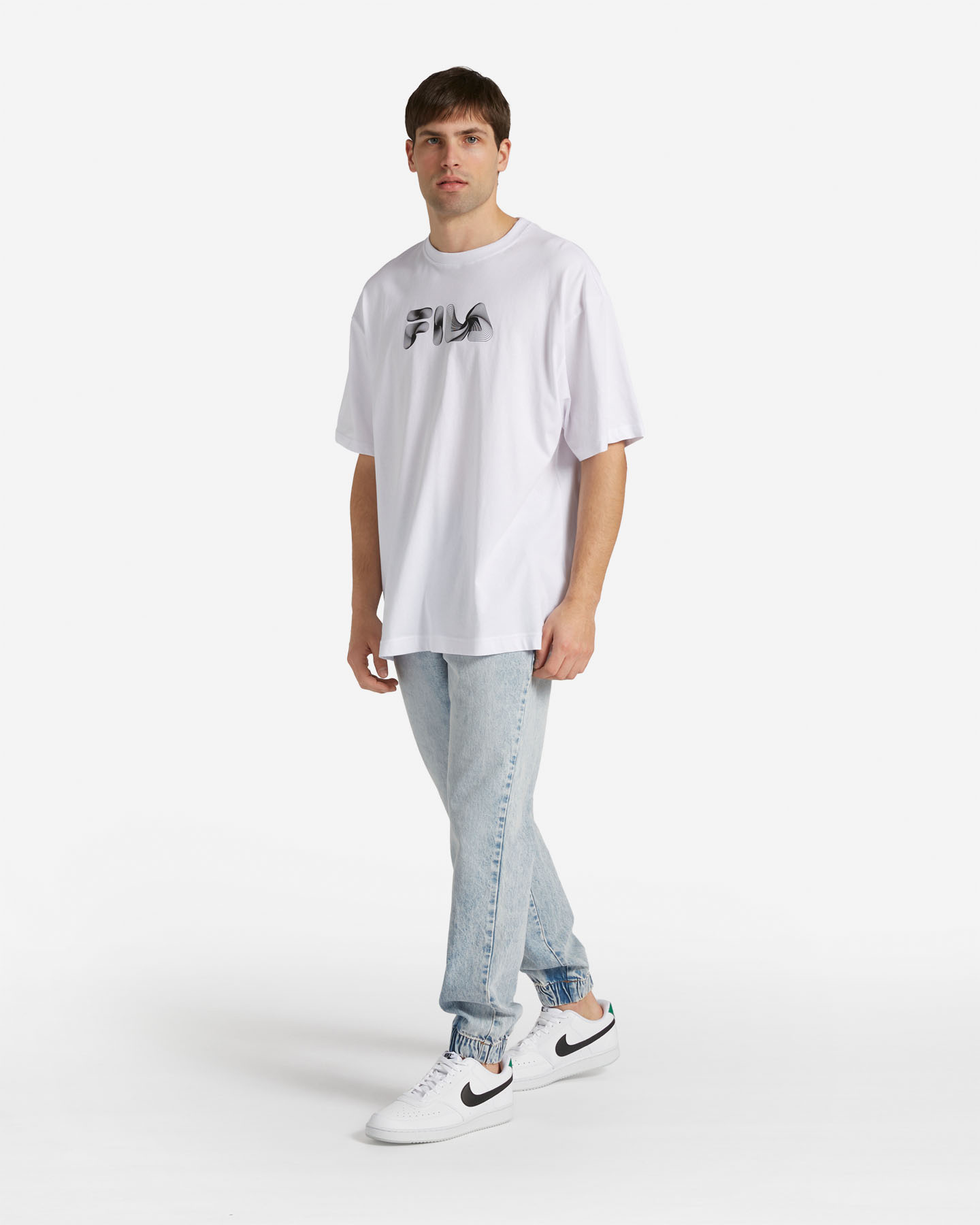 T-shirt FILA SABER M - Bianco - 3 | Cisalfa Sport