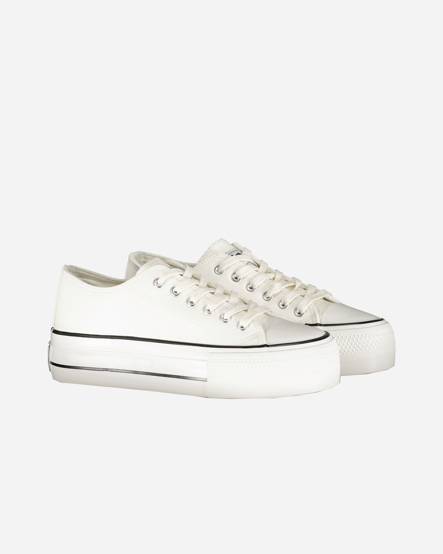 Scarpe sneakers MISTRAL STRIPES PLAT MID 2.0 W - Bianco - 1 | Cisalfa Sport
