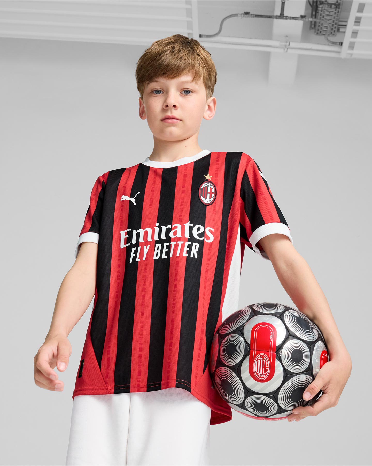 Maglia calcio ufficiale PUMA MILAN HOME 24-25 JR - 2 | Cisalfa Sport