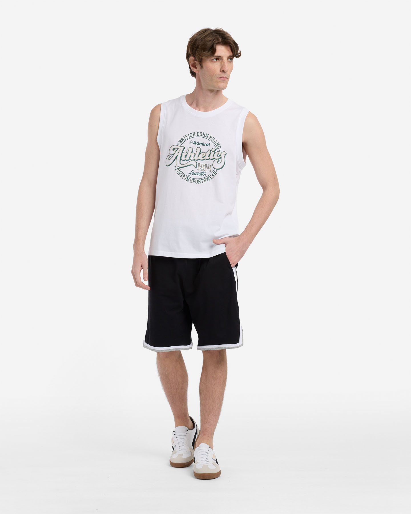 Canotta ADMIRAL ESSENTIAL COLLEGE M - Bianco - 2 | Cisalfa Sport