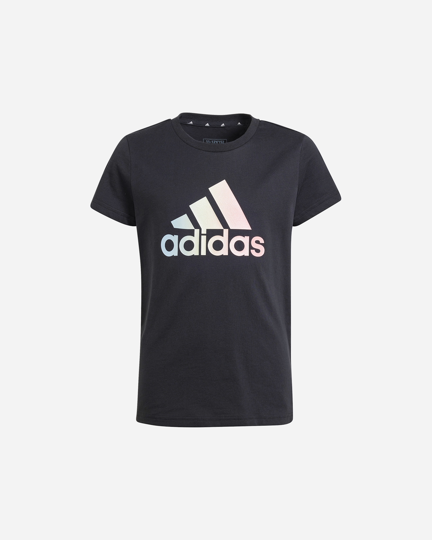 T-shirt ADIDAS BIG LOGO RAINBOW JR - Nero - 0 | Cisalfa Sport