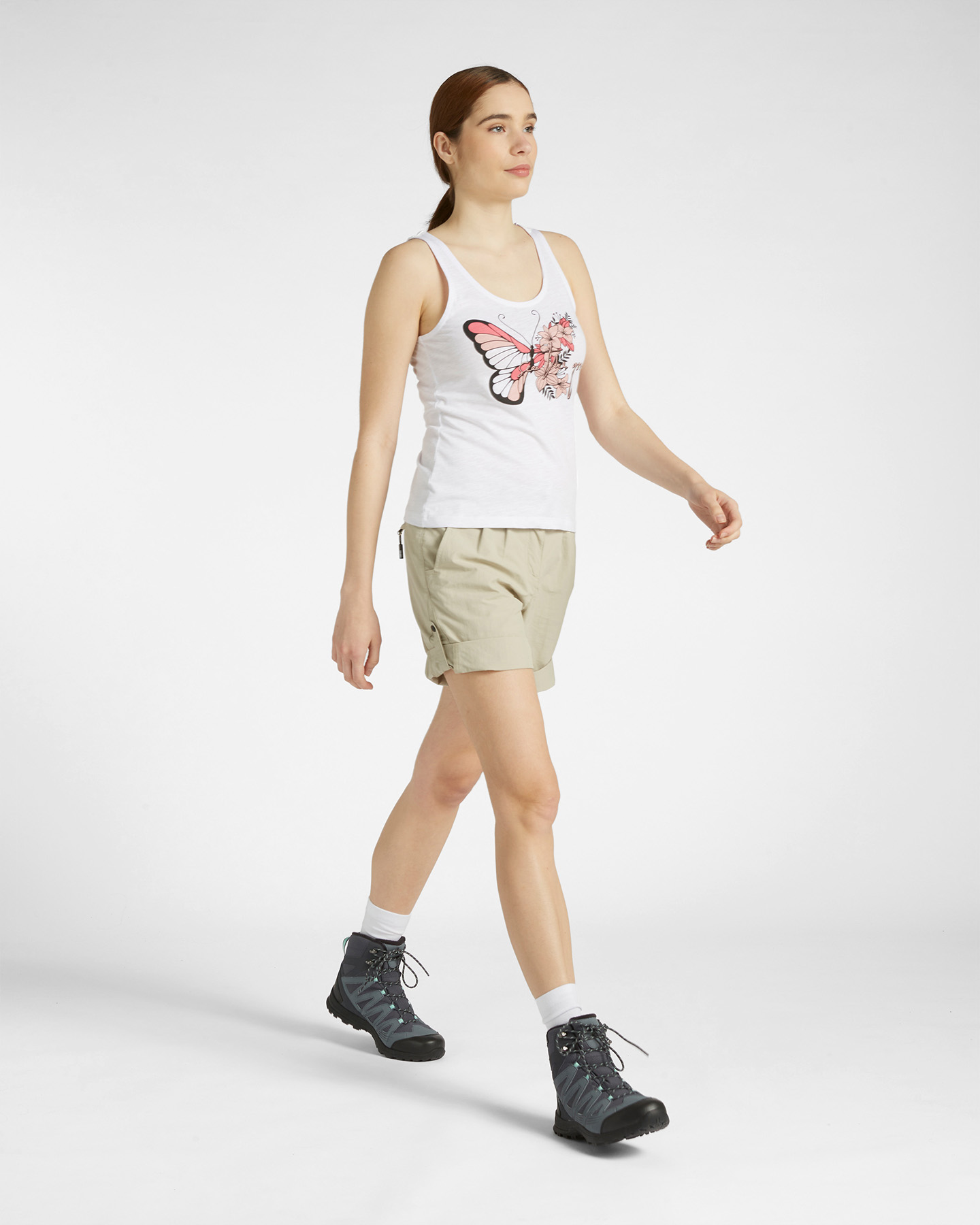 T-shirt 8848 MOUNTAIN ESSENTIAL W - Bianco - 3 | Cisalfa Sport