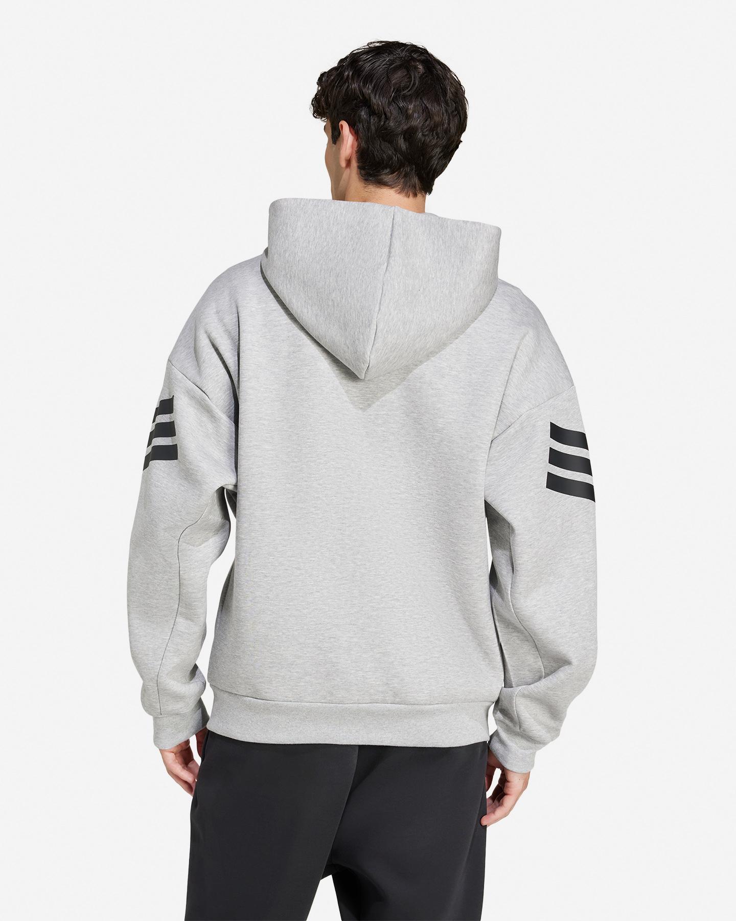 Felpa ADIDAS 3STRIPES M - Grigio - 2 | Cisalfa Sport