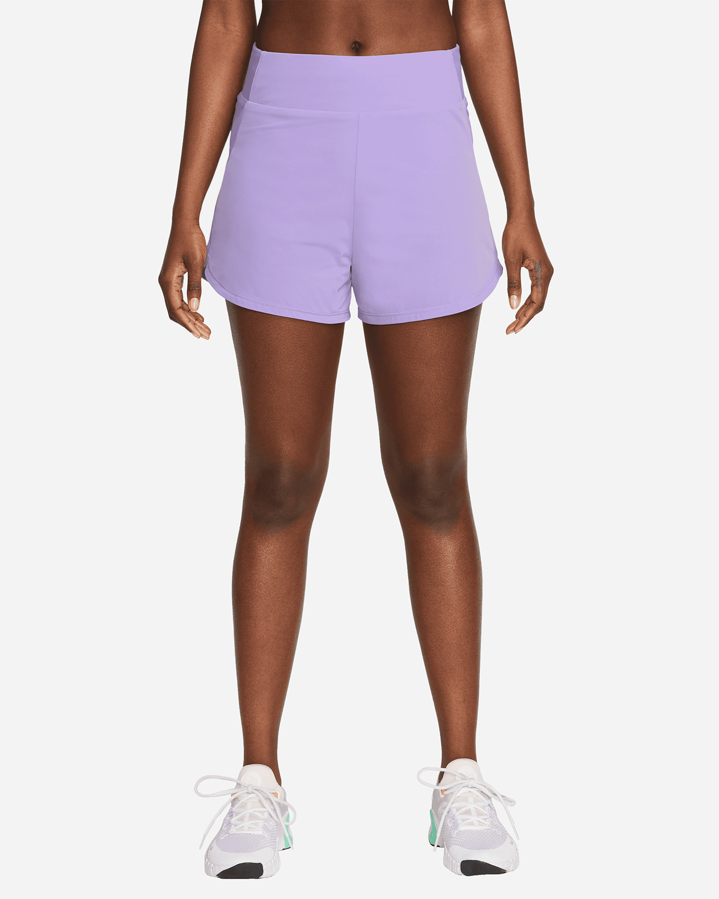 Short running NIKE BLISS DRI FIT HR 3IN W - Viola - 0 | Cisalfa Sport
